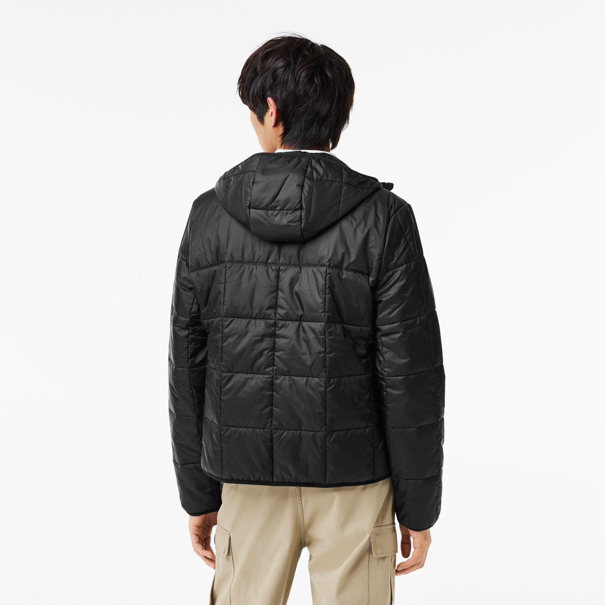 Nero/Nero - Lacoste - Colour Block Padded Jacket - 3