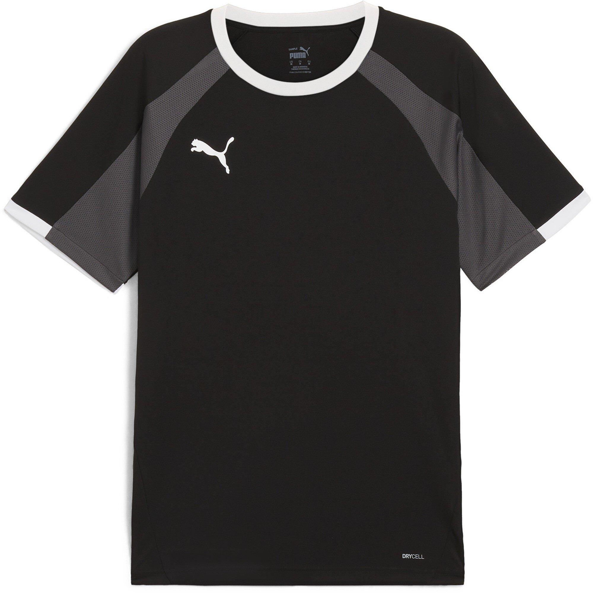 Black/White/Gry - Puma - Puma Individualliga Jersey T-Shirt Mens - 1