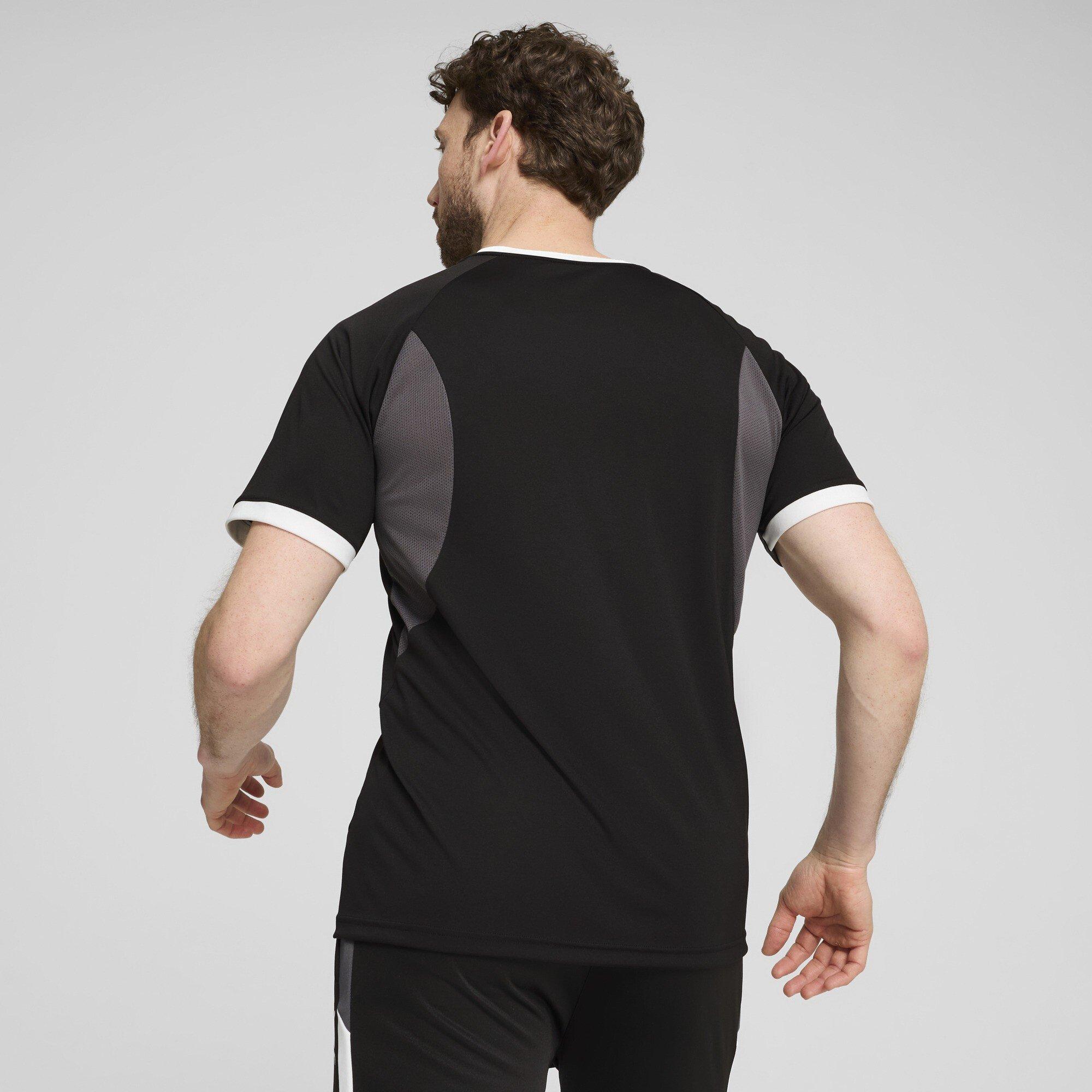 Black/White/Gry - Puma - Puma Individualliga Jersey T-Shirt Mens - 4