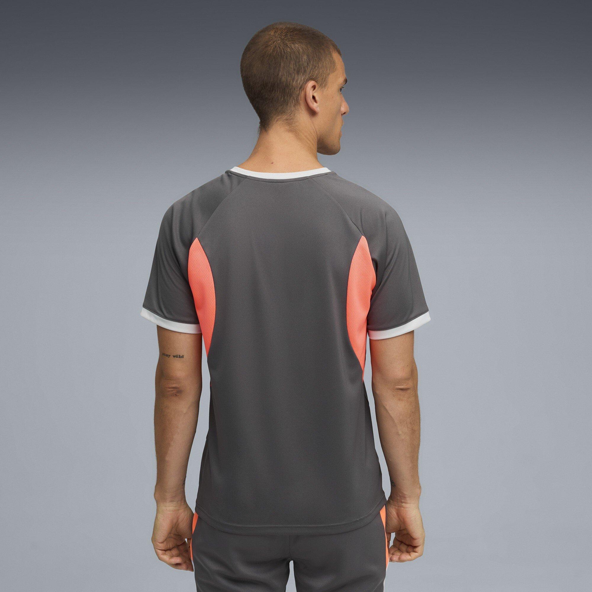 Shadow Gray - Puma - Puma Individualliga Jersey T-Shirt Mens - 4