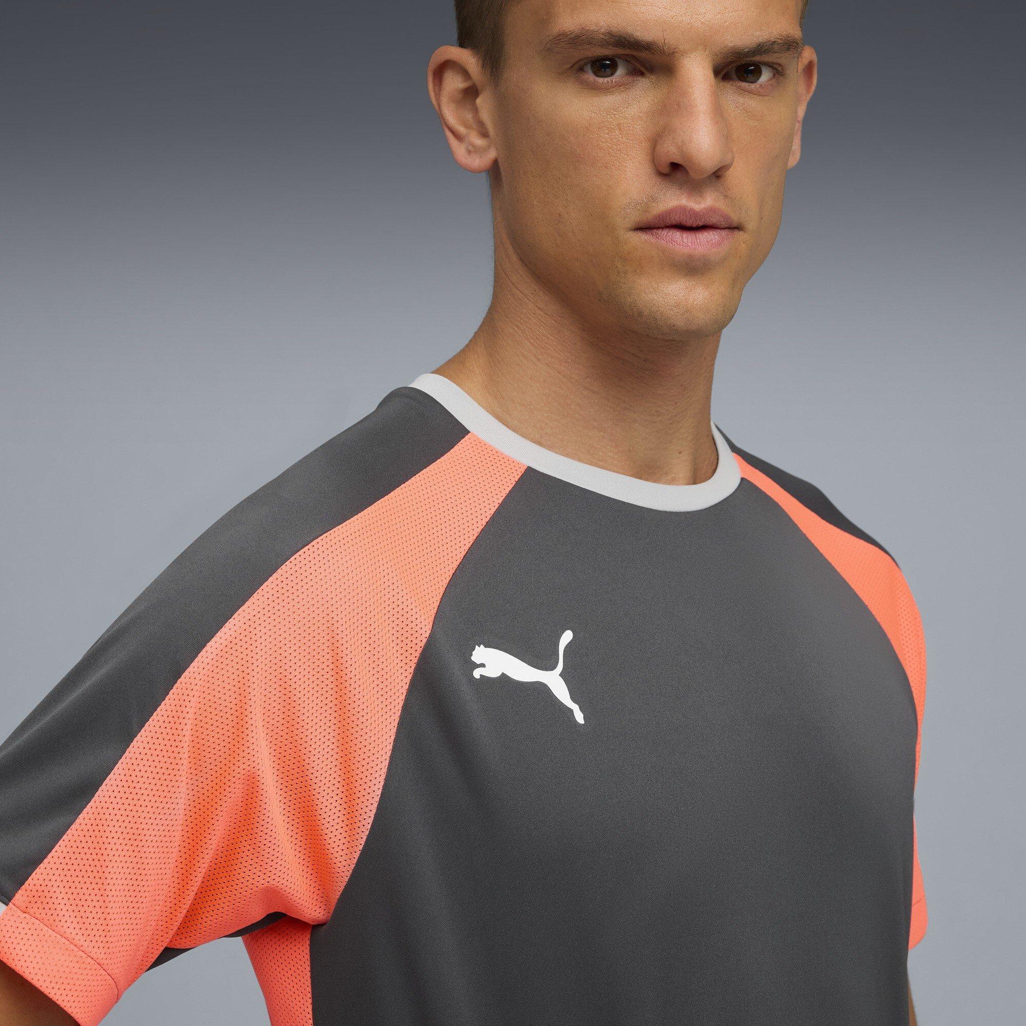 Shadow Gray - Puma - Puma Individualliga Jersey T-Shirt Mens - 5