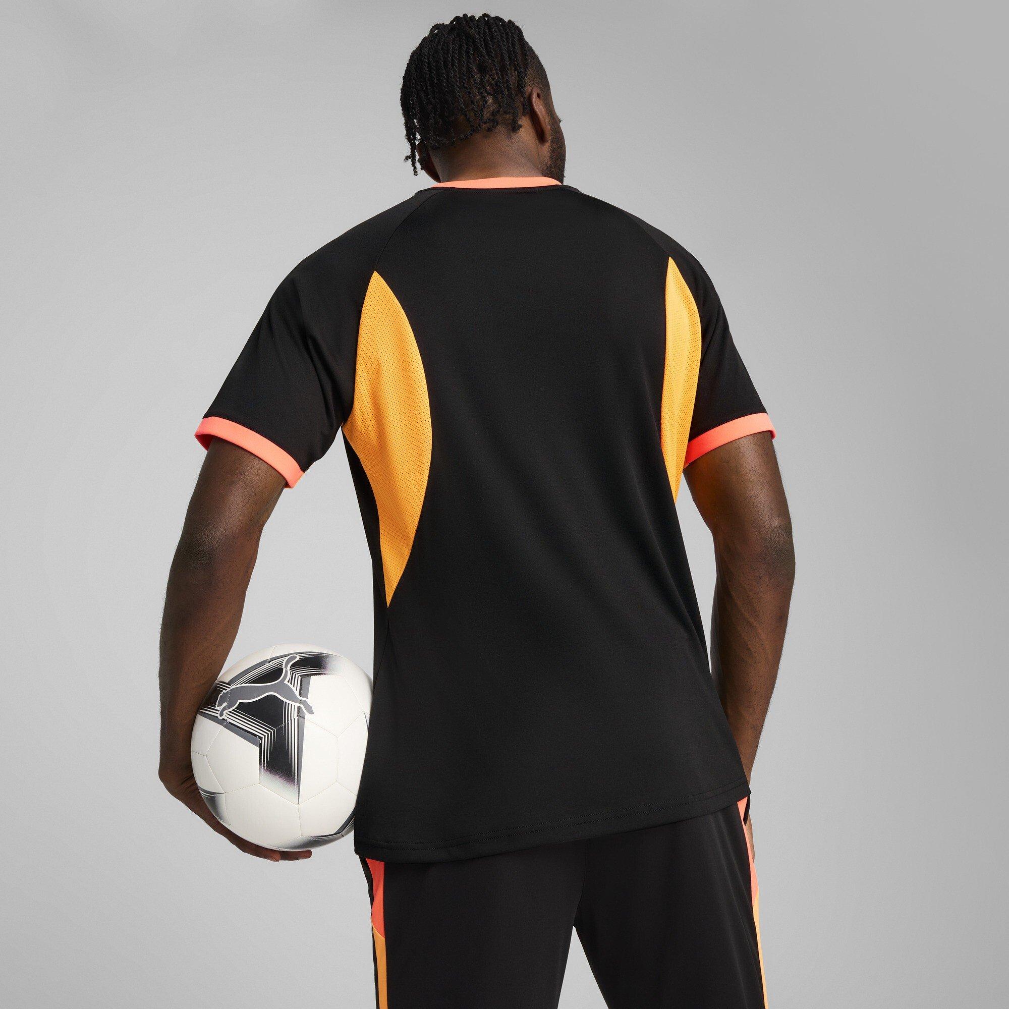 Black/Heat Fire - Puma - Puma Individualliga Jersey T-Shirt Mens - 4