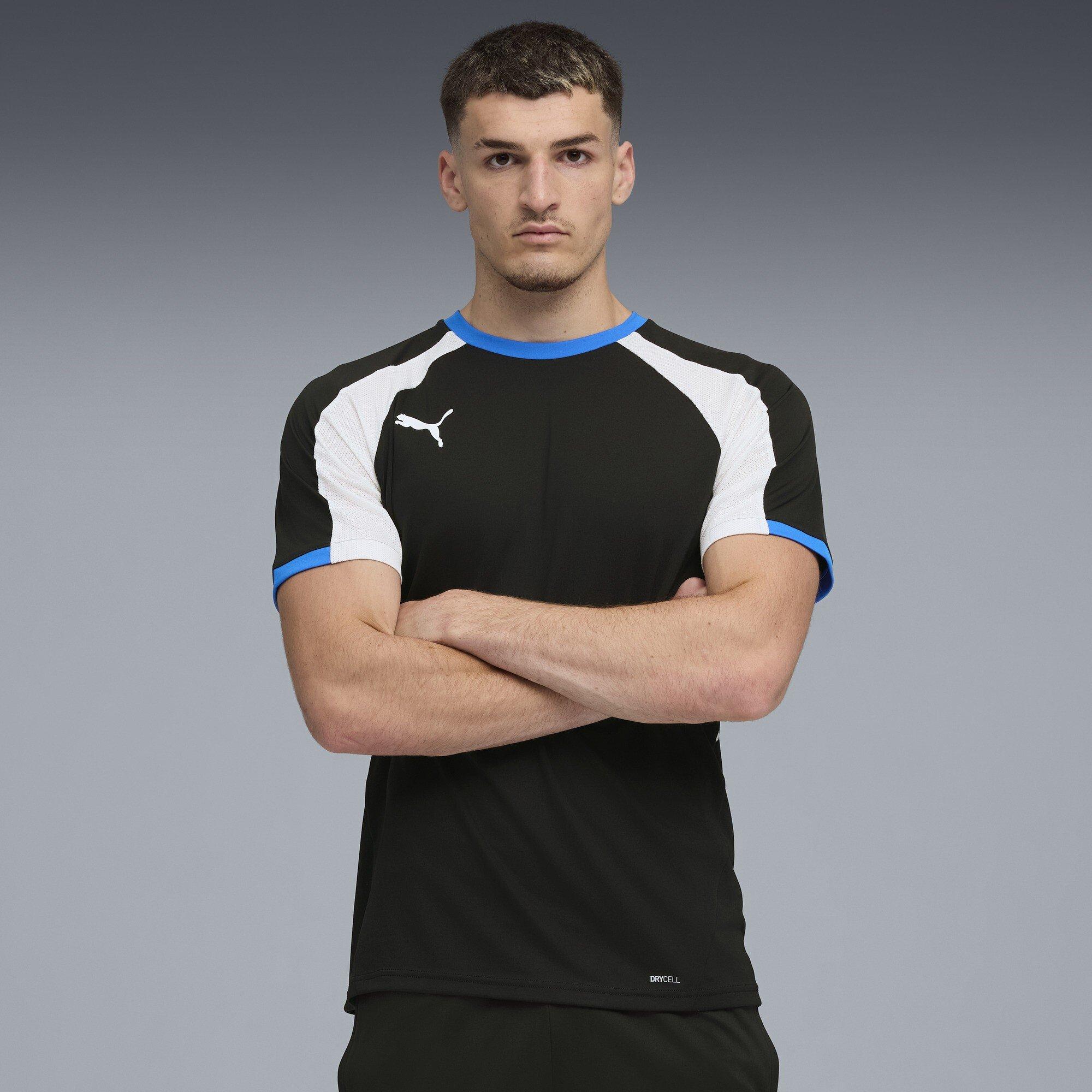 Black/Wh - Puma - Puma Individualliga Jersey T-Shirt Mens - 3
