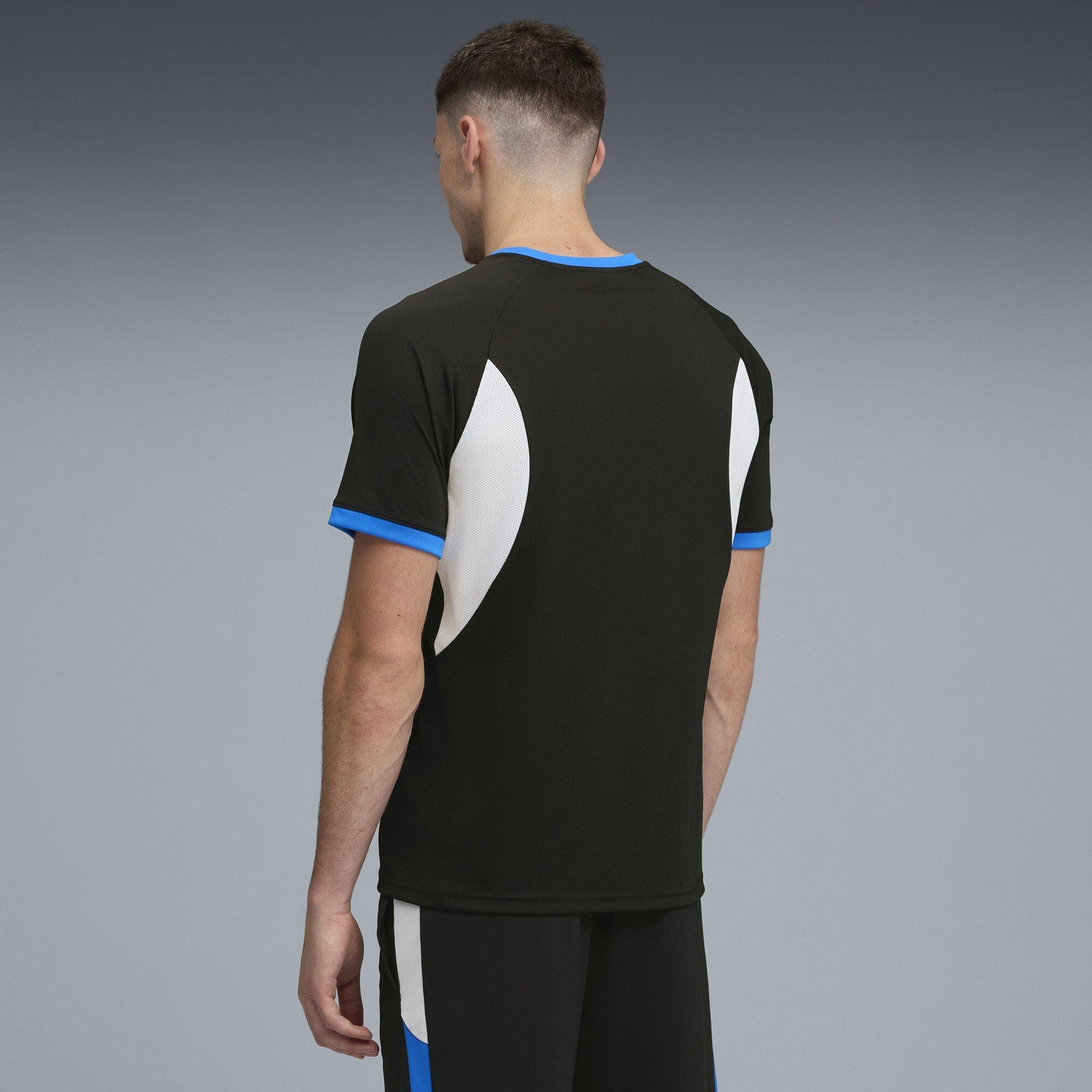 Black/Wh - Puma - Puma Individualliga Jersey T-Shirt Mens - 4