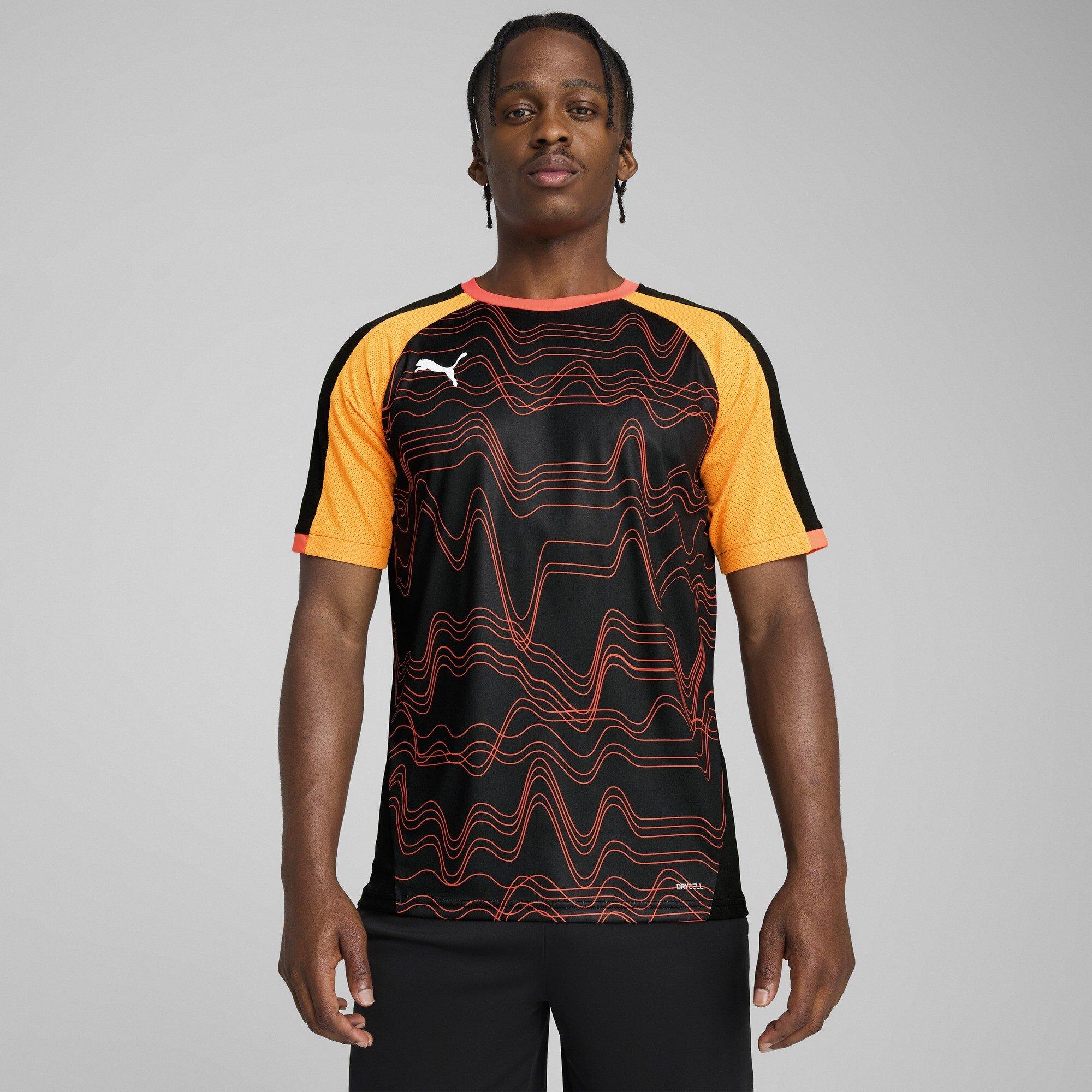 Black/Glowing - Puma - Puma Individualliga Graphic Jersey T-Shirt Mens - 3