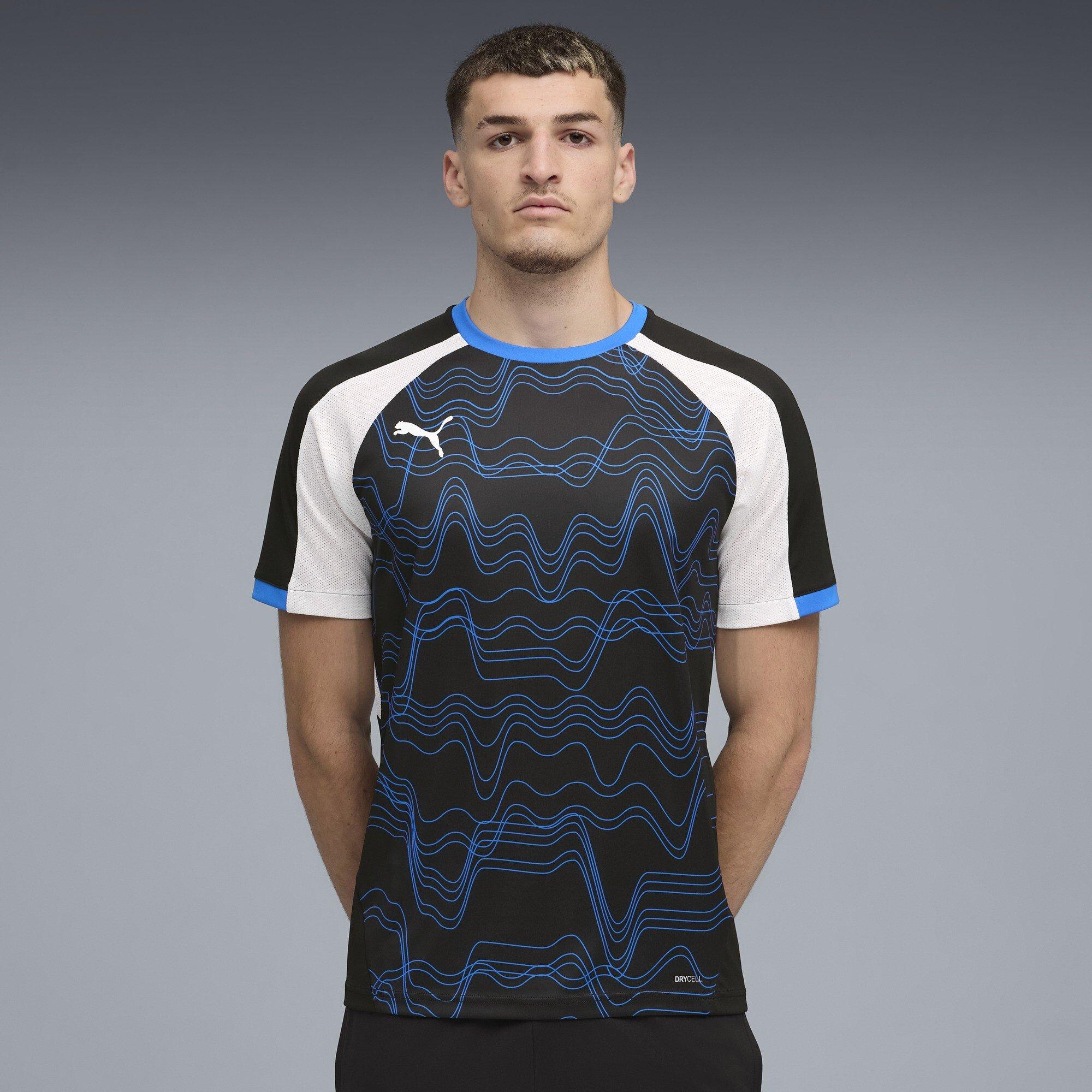 Black/Wh - Puma - Puma Individualliga Graphic Jersey T-Shirt Mens - 3