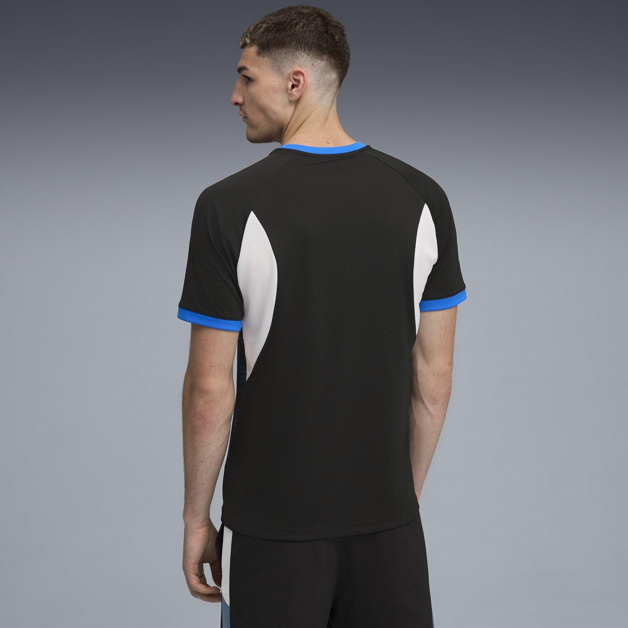 Black/Wh - Puma - Puma Individualliga Graphic Jersey T-Shirt Mens - 4