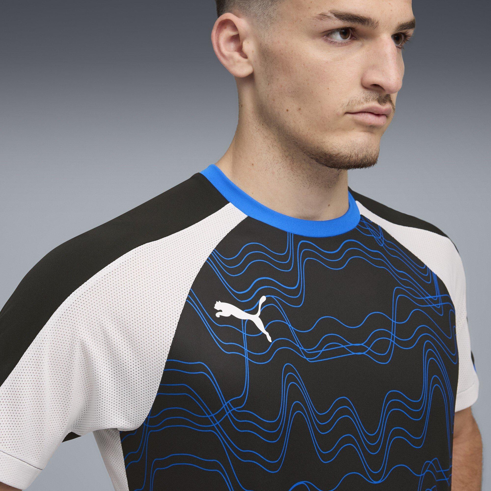 Black/Wh - Puma - Puma Individualliga Graphic Jersey T-Shirt Mens - 5