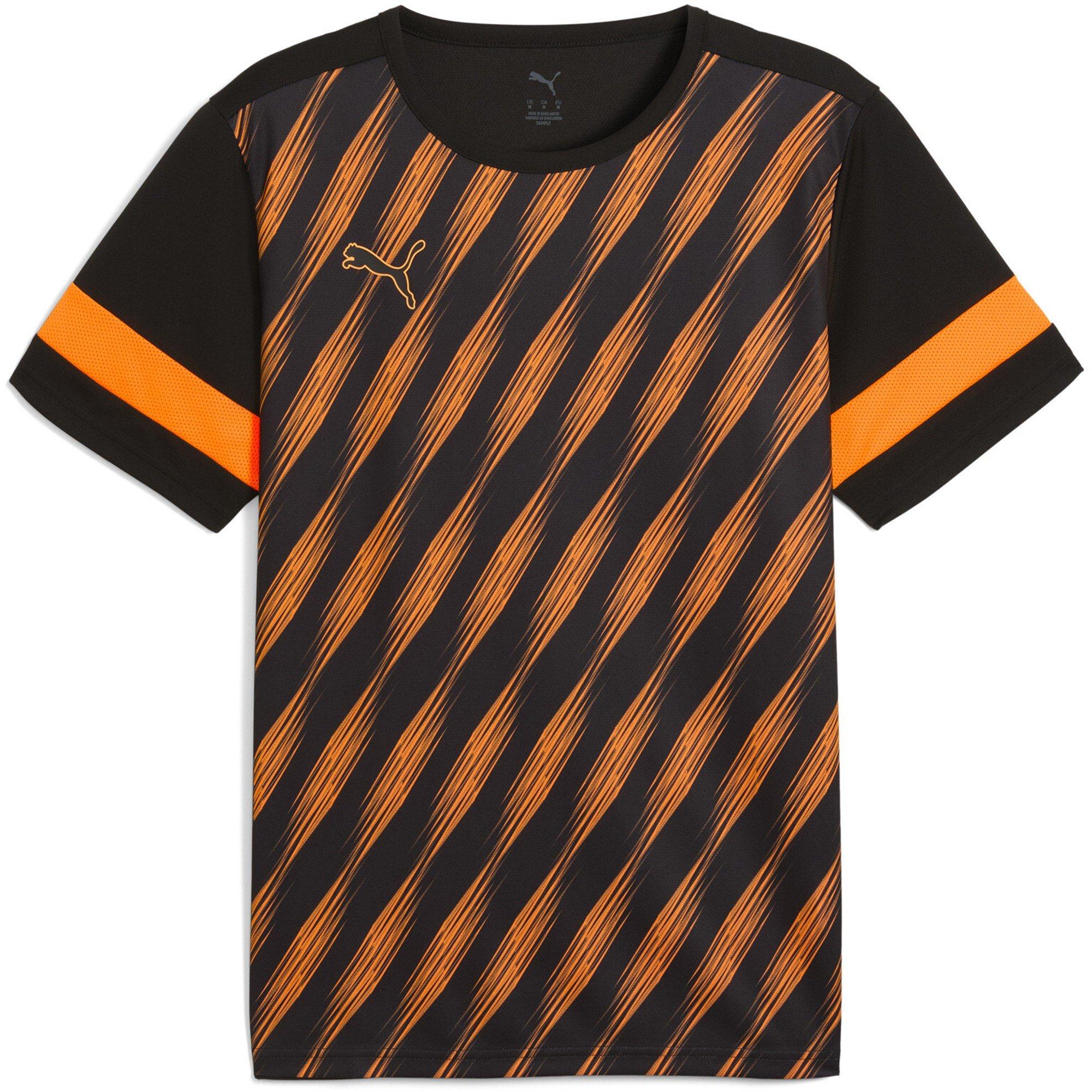 Black/Heat Fi - Puma - Men's Attacanto Graphic Jersey Short Sleeve Performance T-Shirt - 1