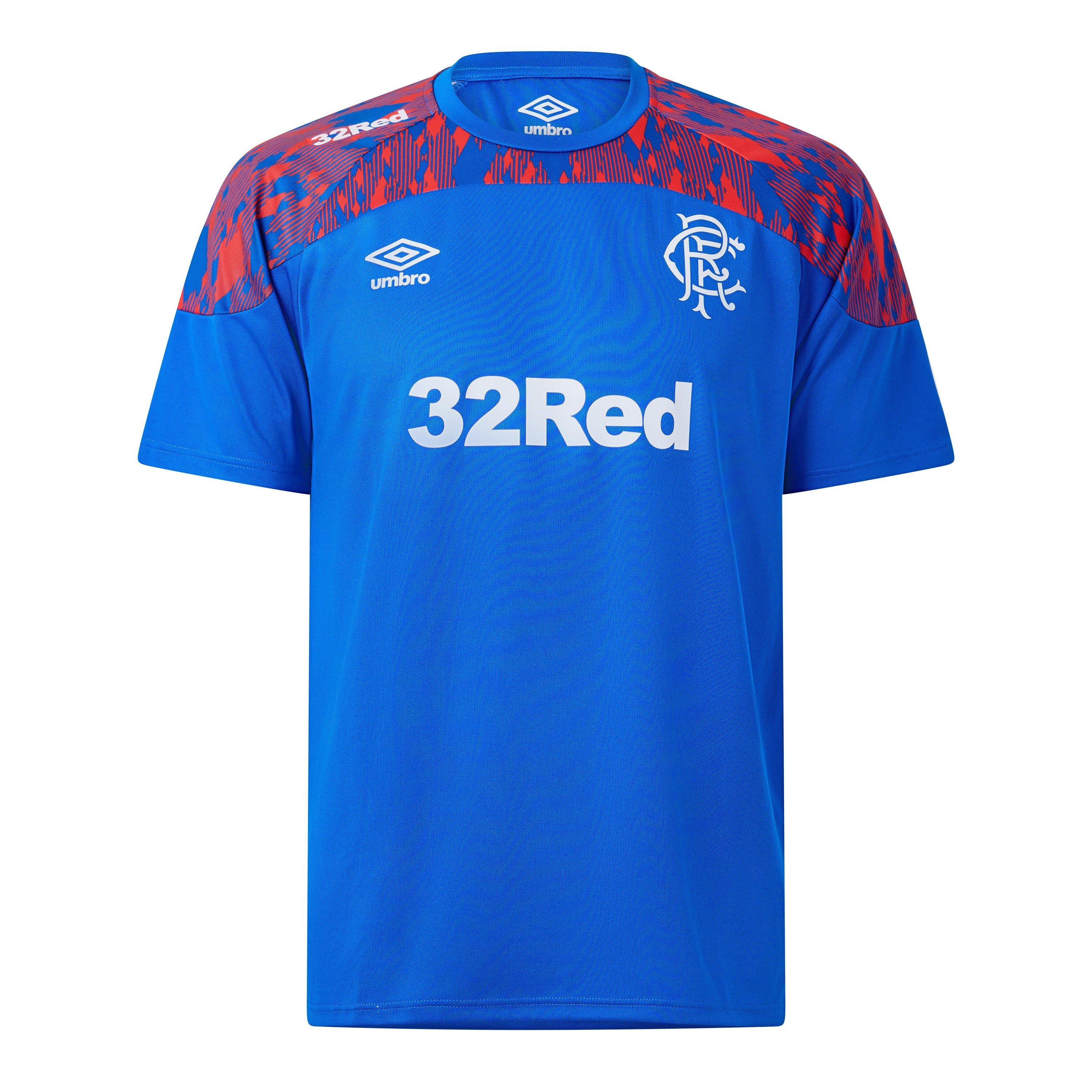 Umbro Men's Rangers Pre Match Shirt 2026/27 Blue Large - Image 4