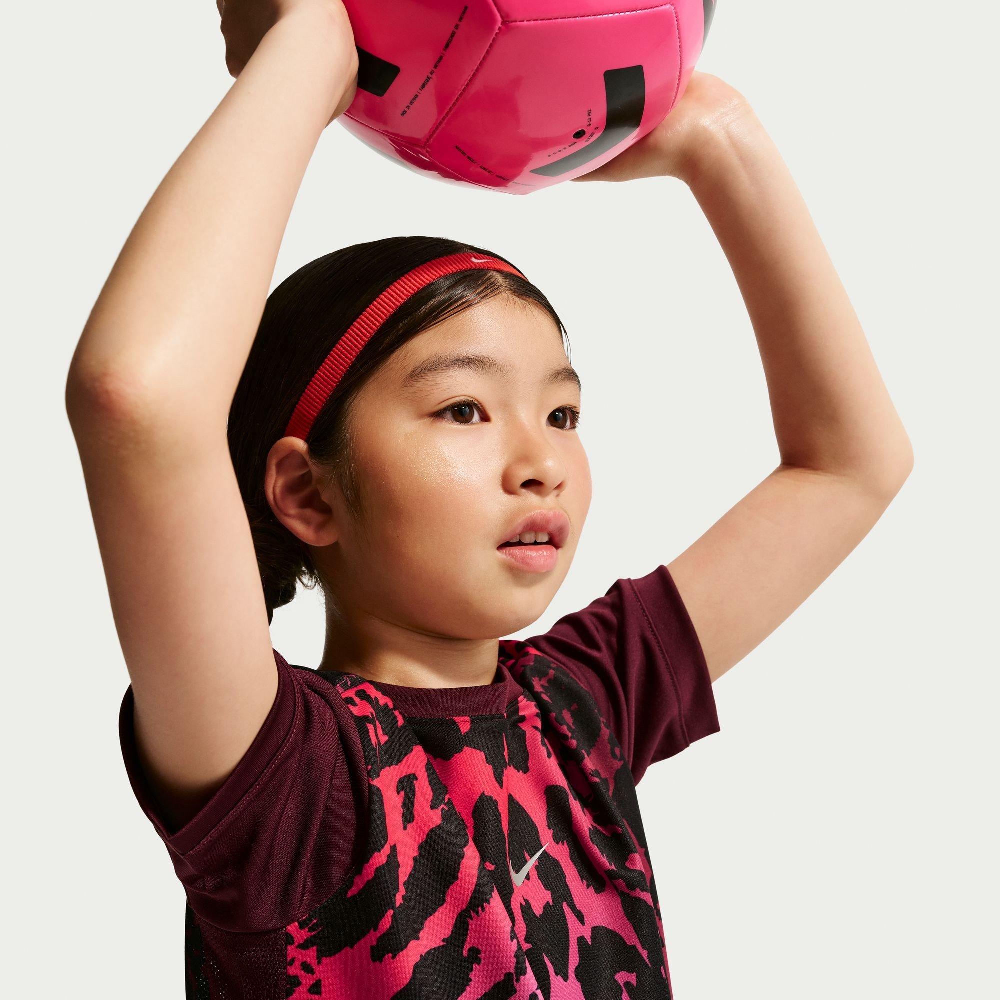 Bordeaux/Print - Nike - Kids' Short Sleeve Performance T-Shirt - 3