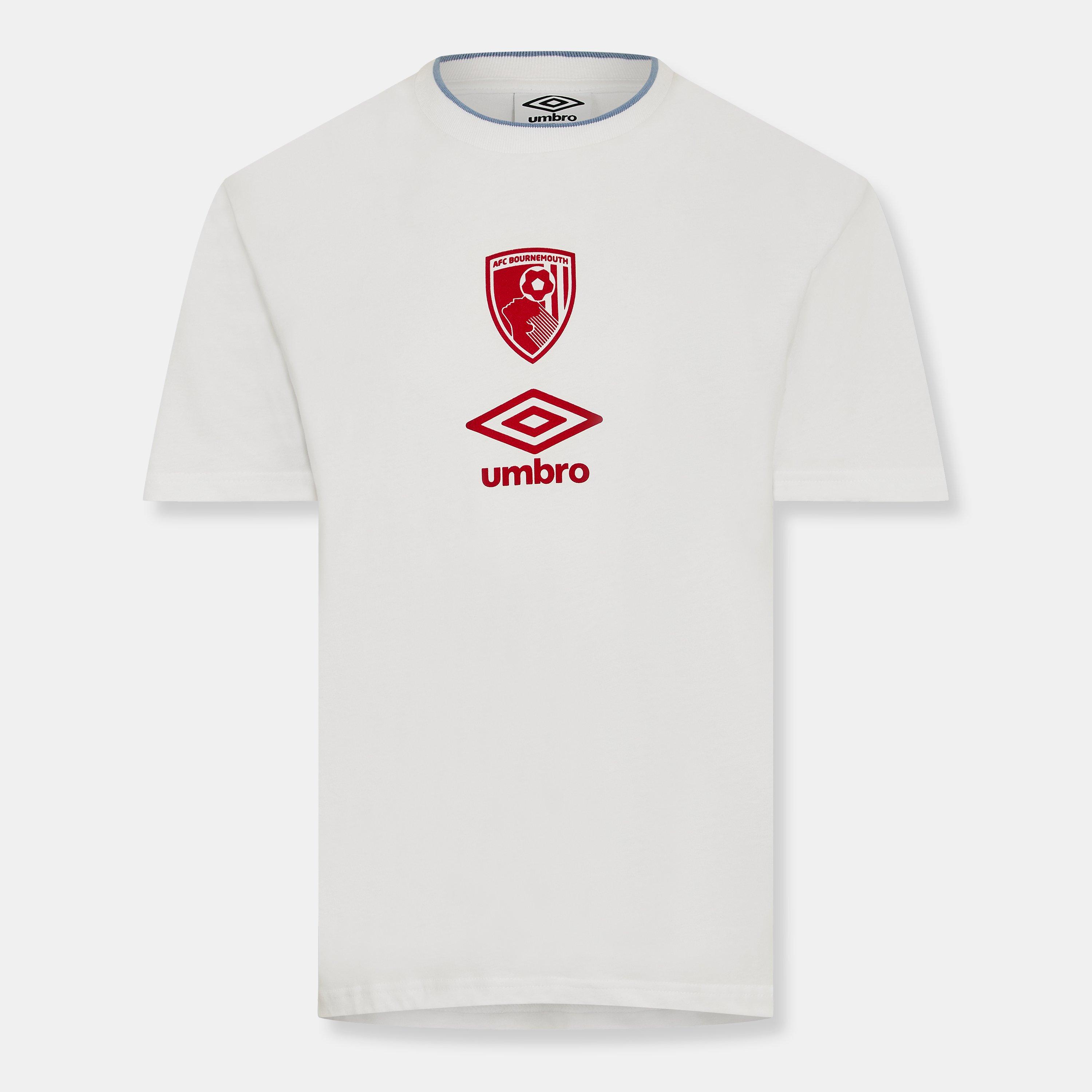 Brilliant White - Umbro - Men's Bournem Travel Short Sleeve Performance T-Shirt - 1