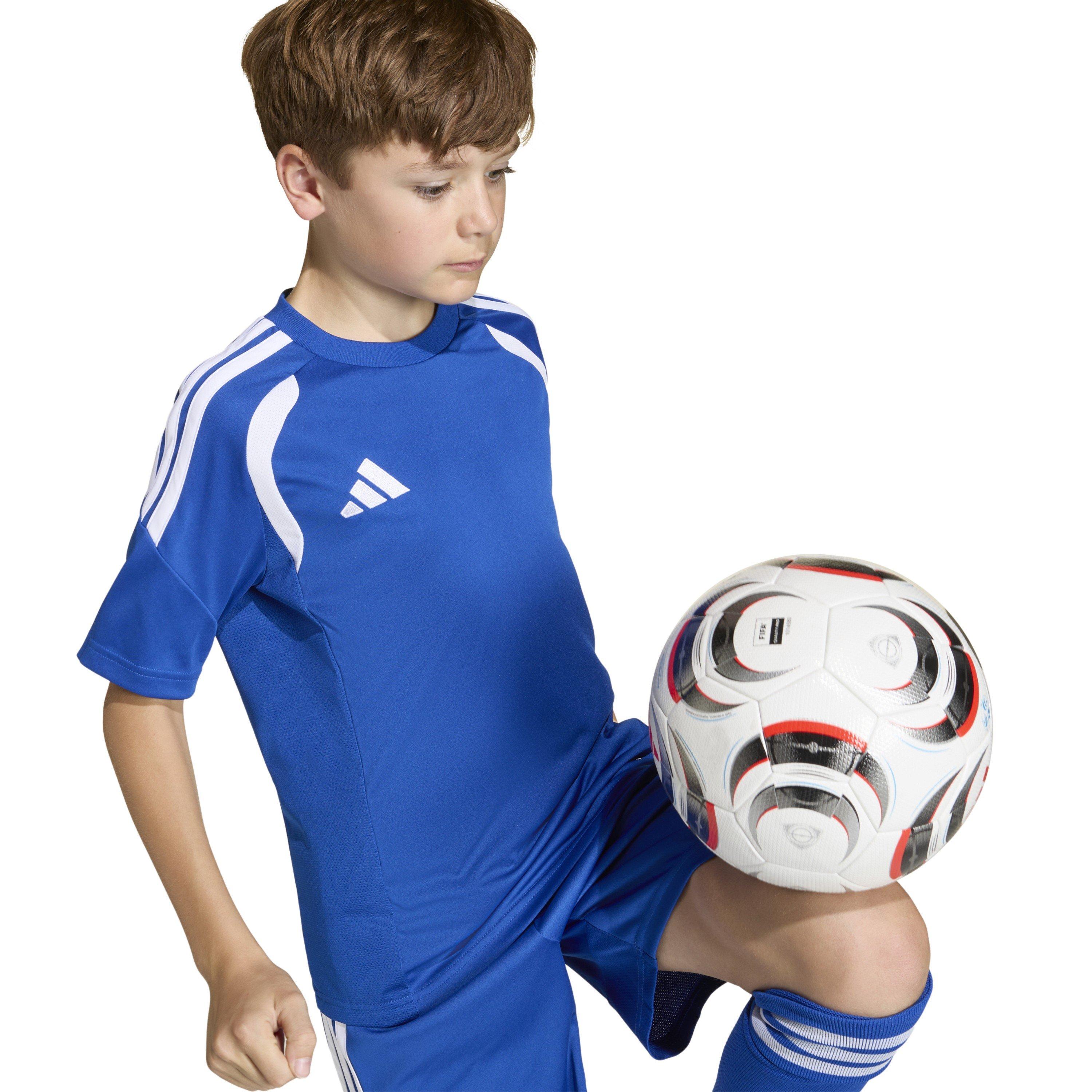 Roy.Blue/White - adidas - Kids' Tiro26L Short Sleeve Performance T-Shirt - 6