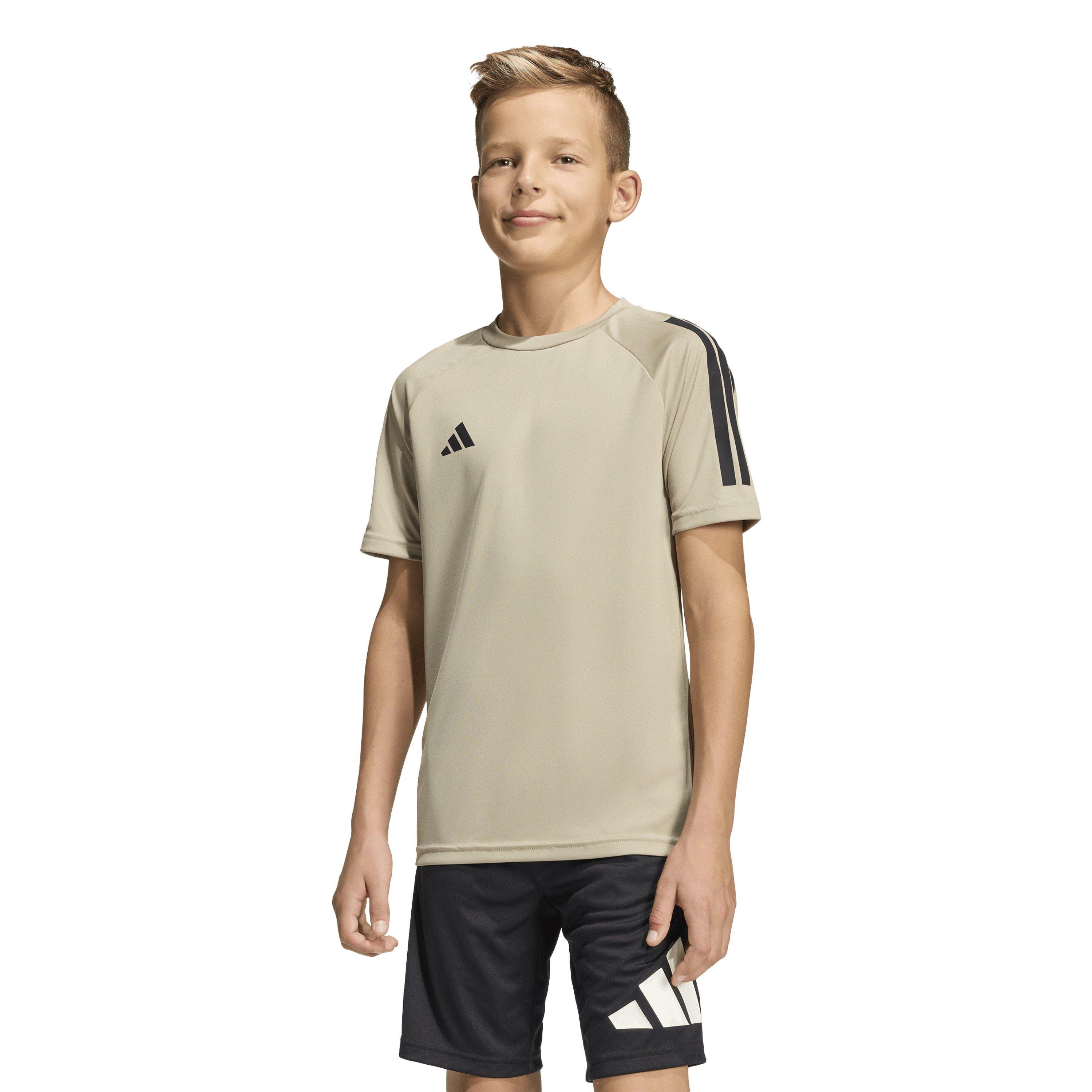 W.Cargo/Black - adidas - Kids' Short Sleeve Performance T-Shirt - 2