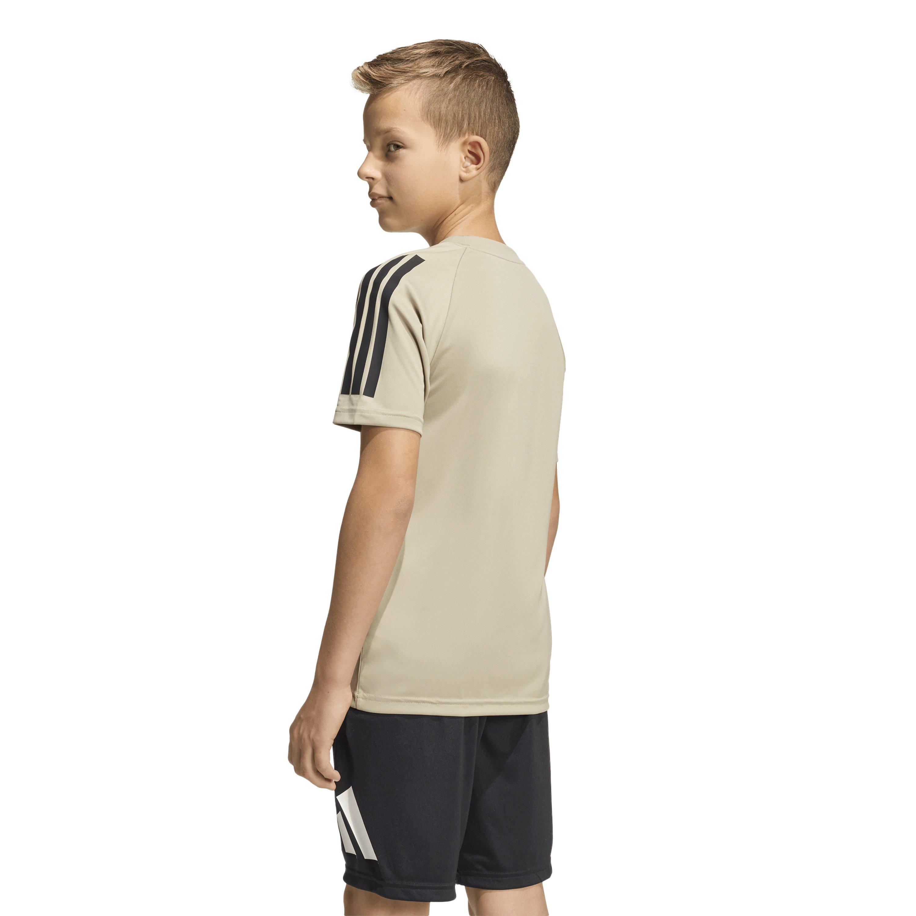 W.Cargo/Black - adidas - Kids' Short Sleeve Performance T-Shirt - 3