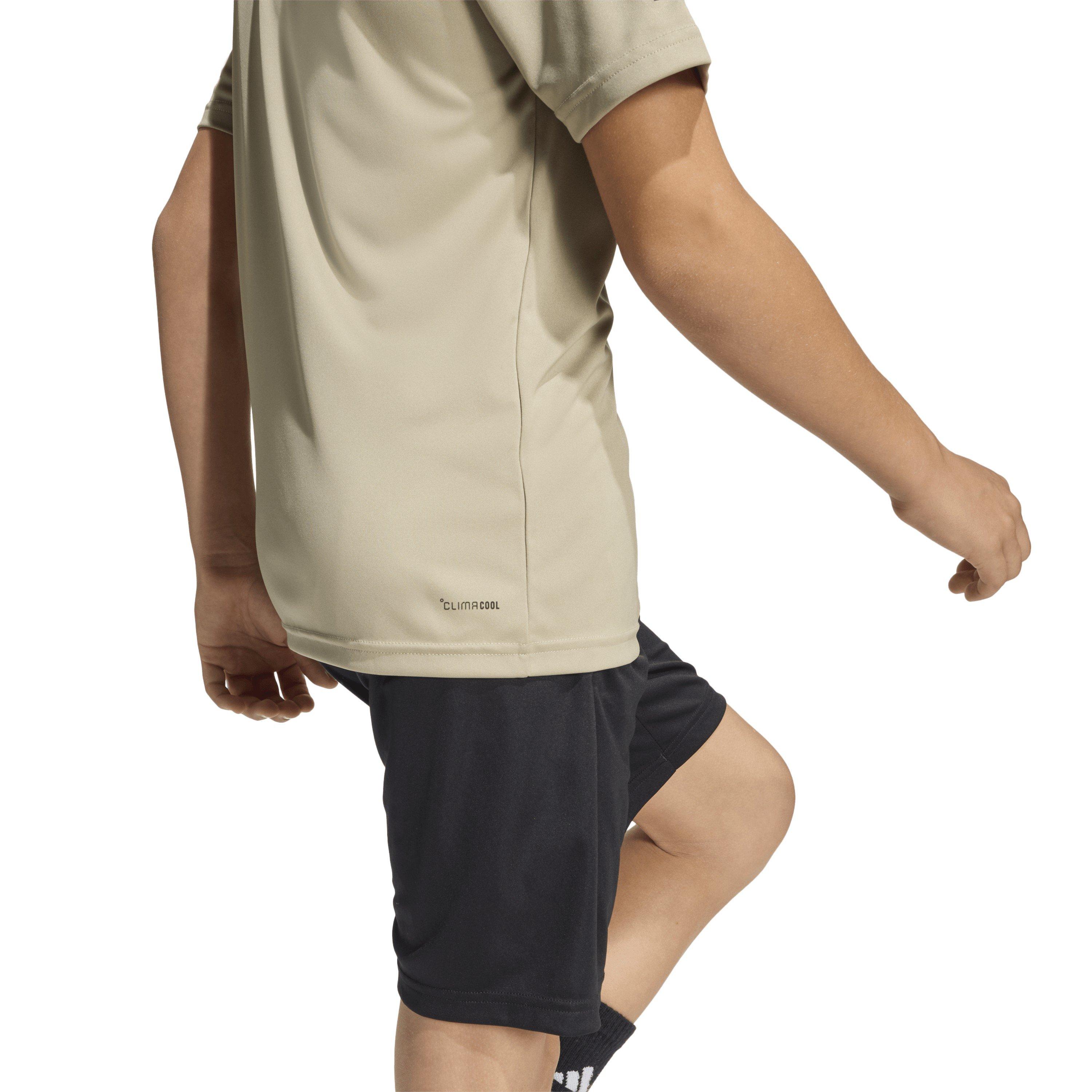 W.Cargo/Black - adidas - Kids' Short Sleeve Performance T-Shirt - 5