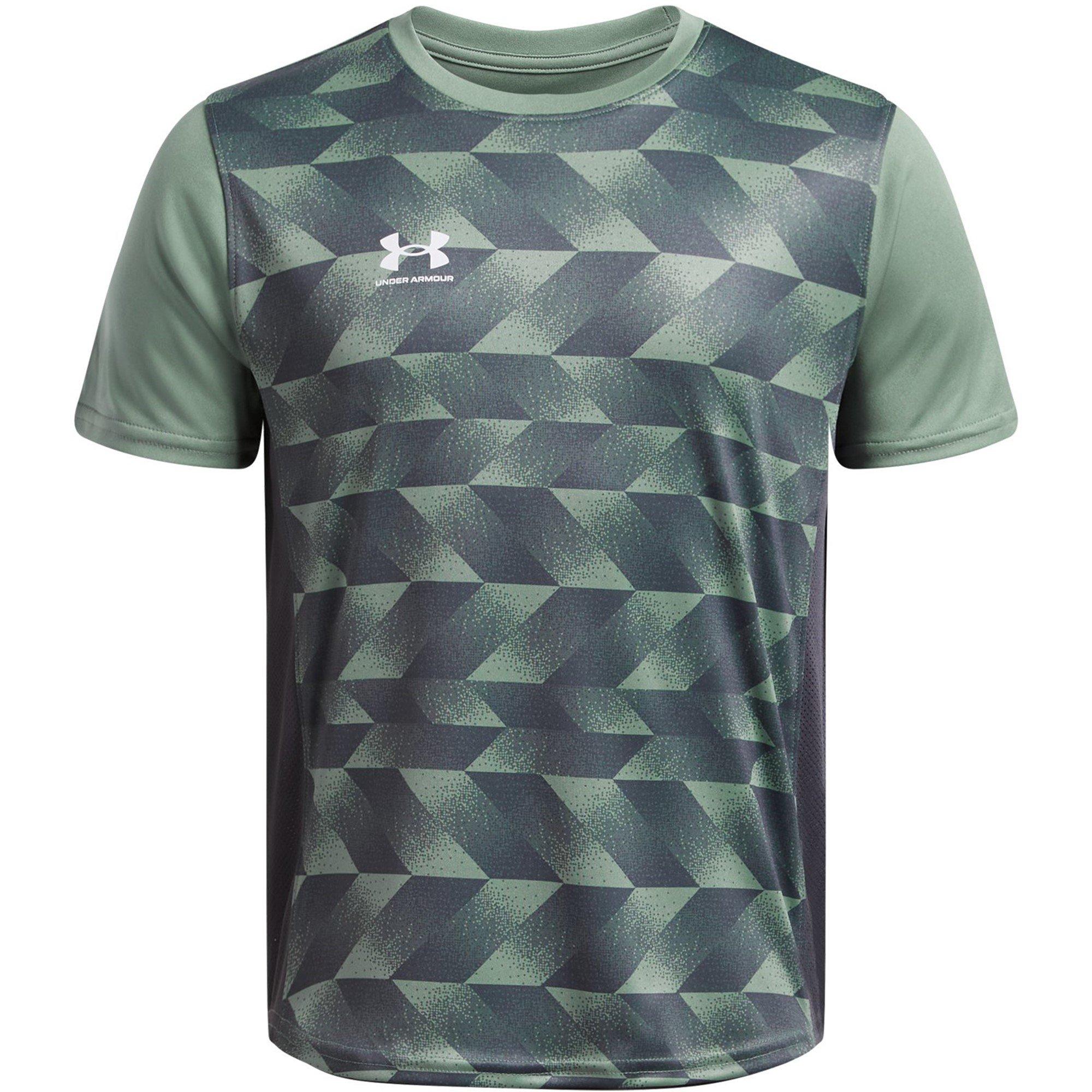 Silica Green - Under Armour - Kids' Challenger Training Short-Sleeve Performance T-Shirt - 1