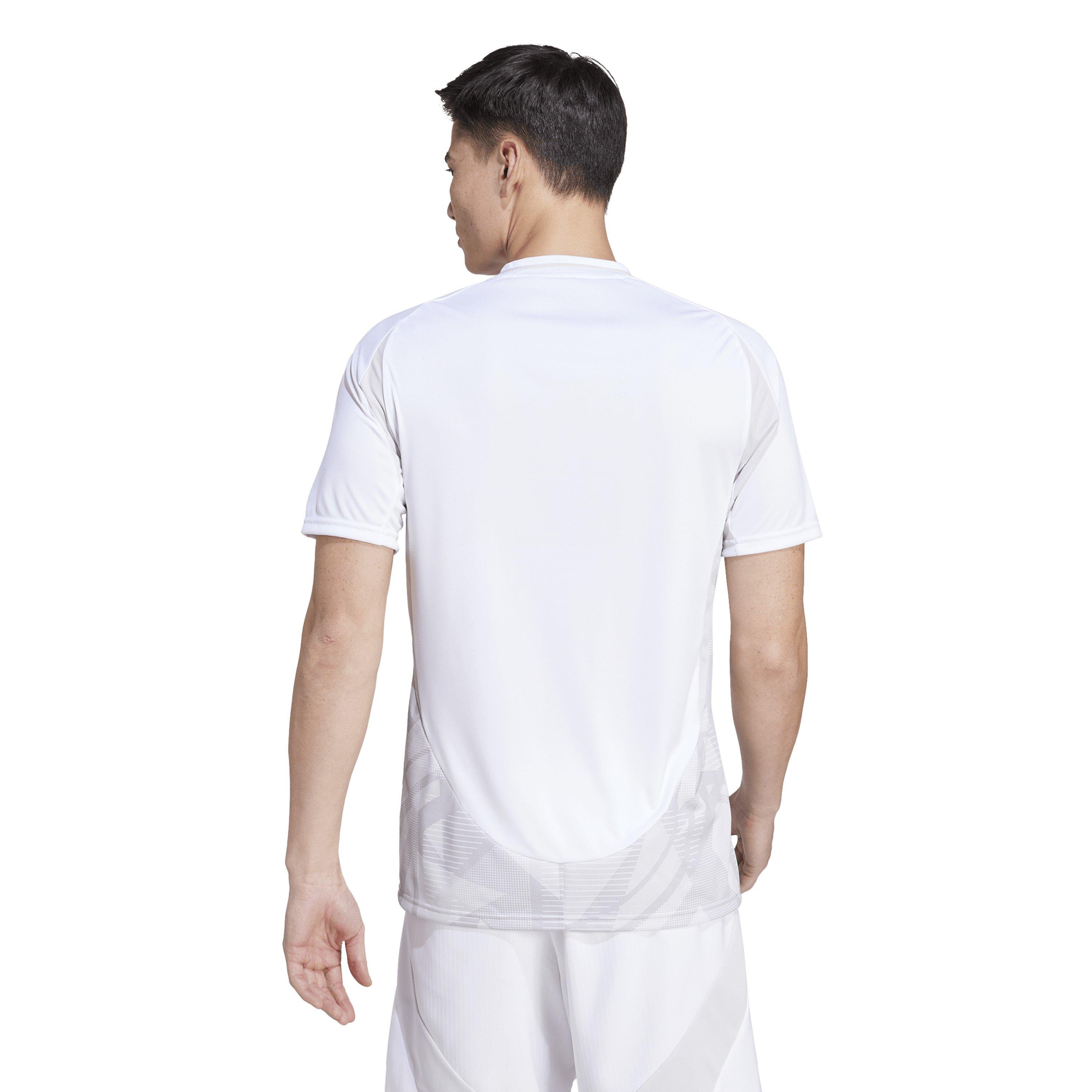 Weiß - adidas - Men's Tiro24 Short Sleeve Performance T-Shirt - 4