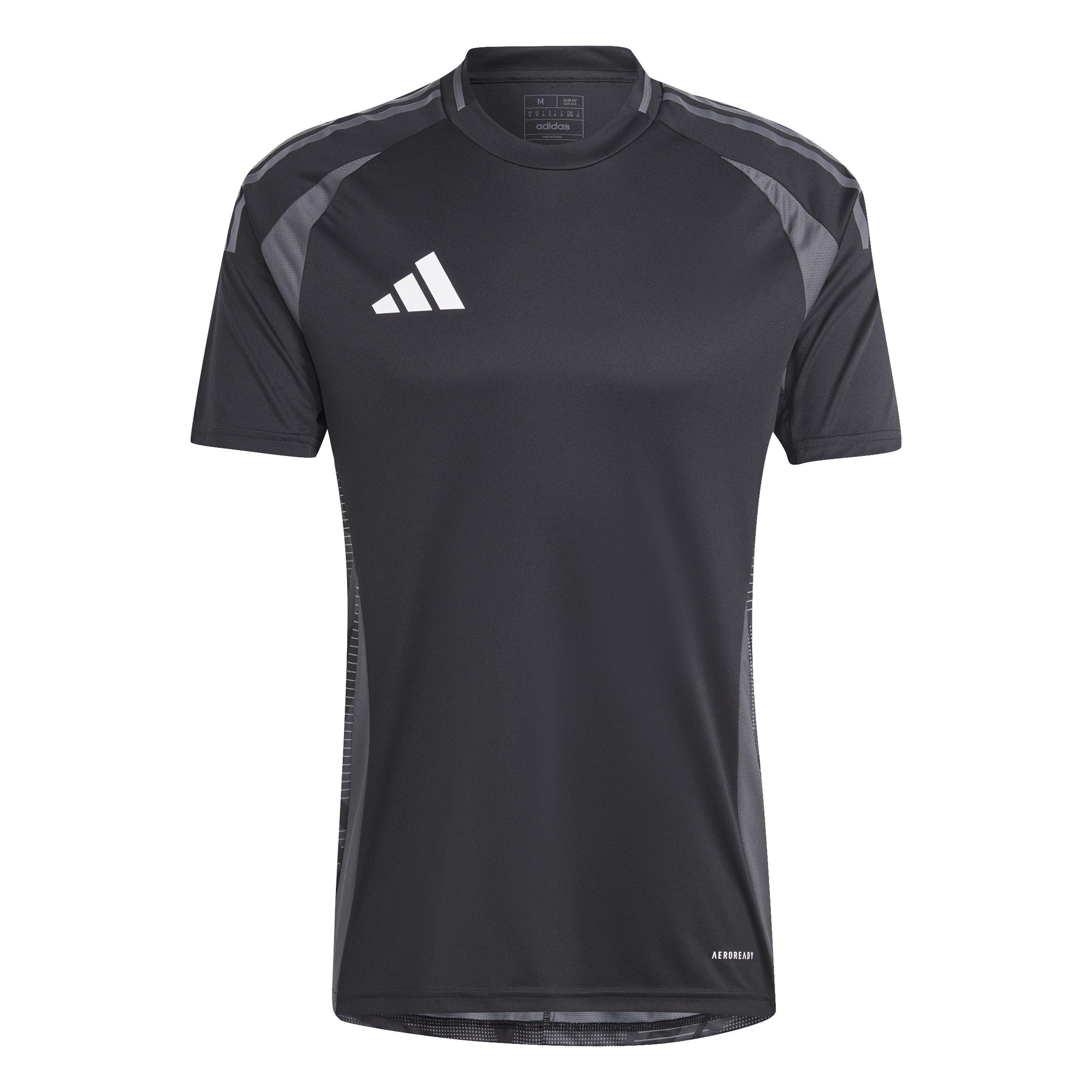 Adidas Men's Black Tiro24 Short Sleeve Performance T-Shirt - XL