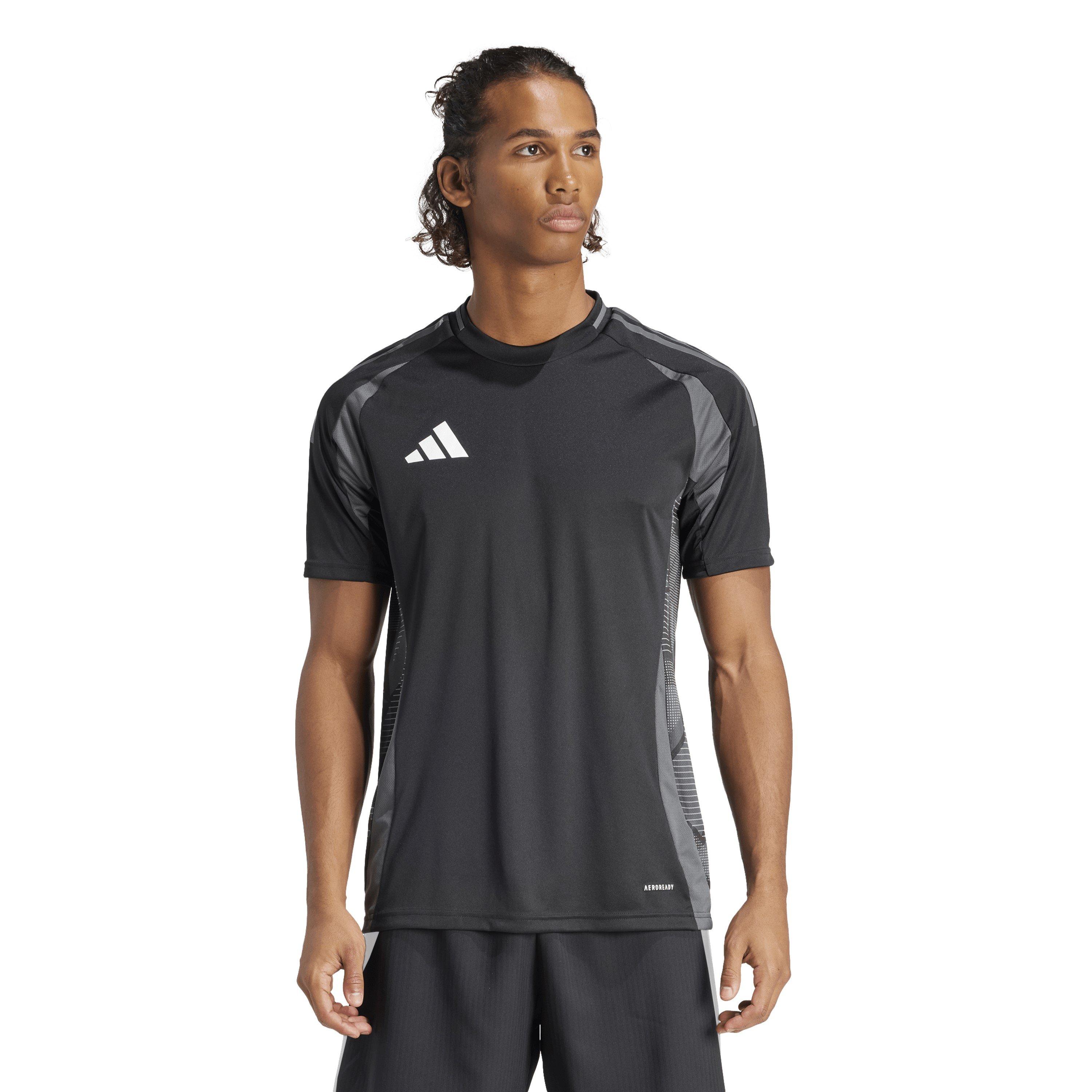 Preto - adidas - Tiro24 C M Jsy T-Shirt Mens - 3