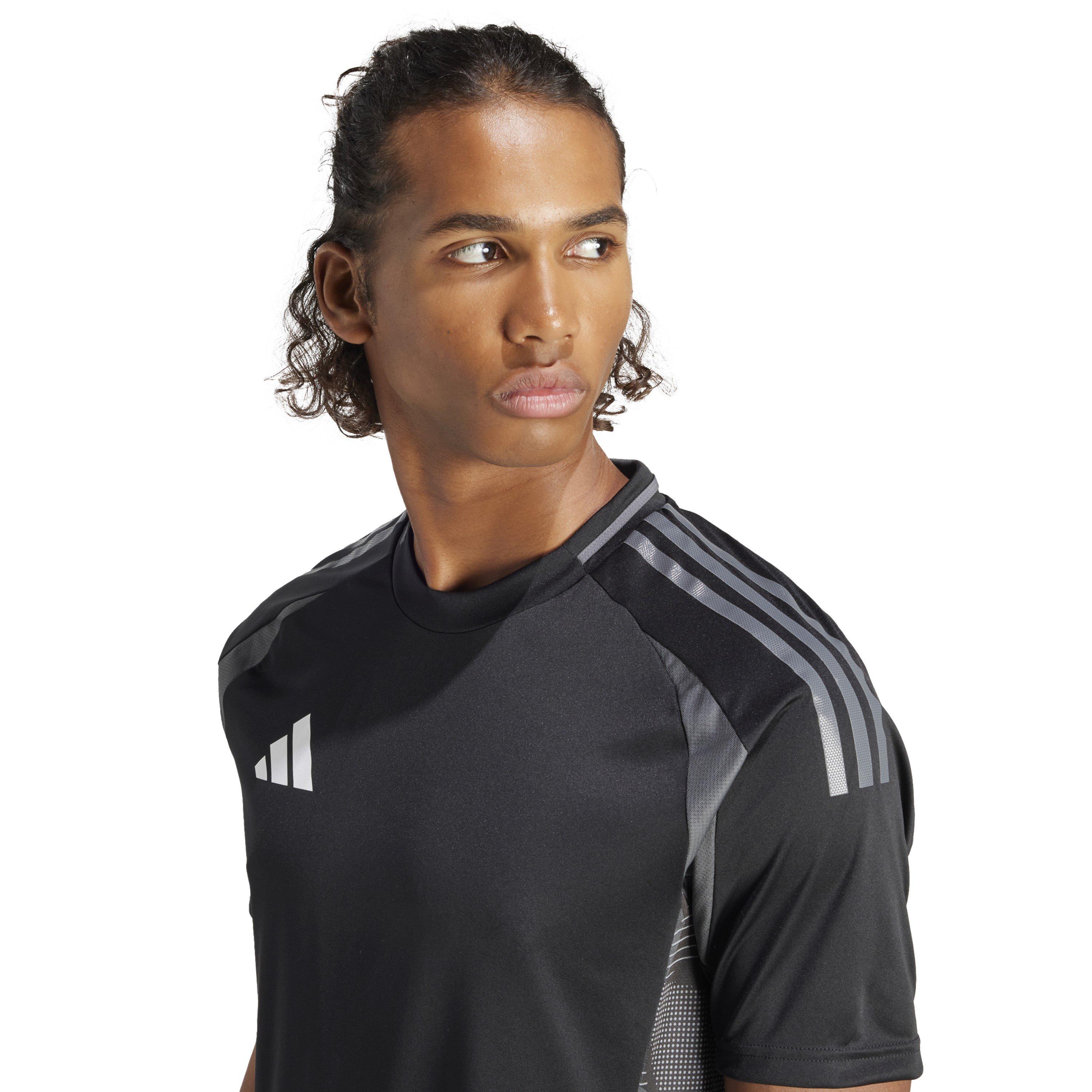 Preto - adidas - Tiro24 C M Jsy T-Shirt Mens - 6