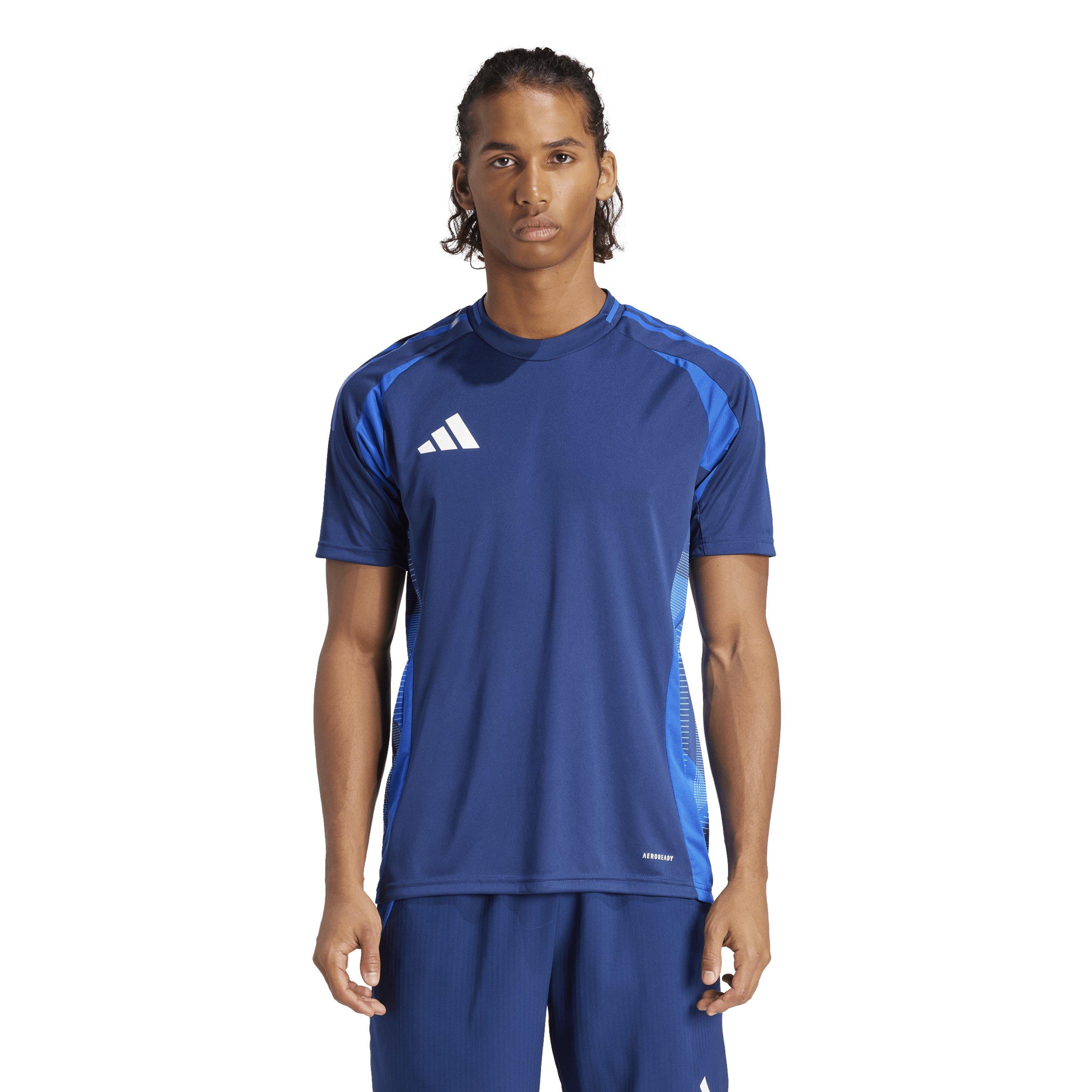 Navy Blue - adidas - Men's Tiro24 Short Sleeve Performance T-Shirt - 3