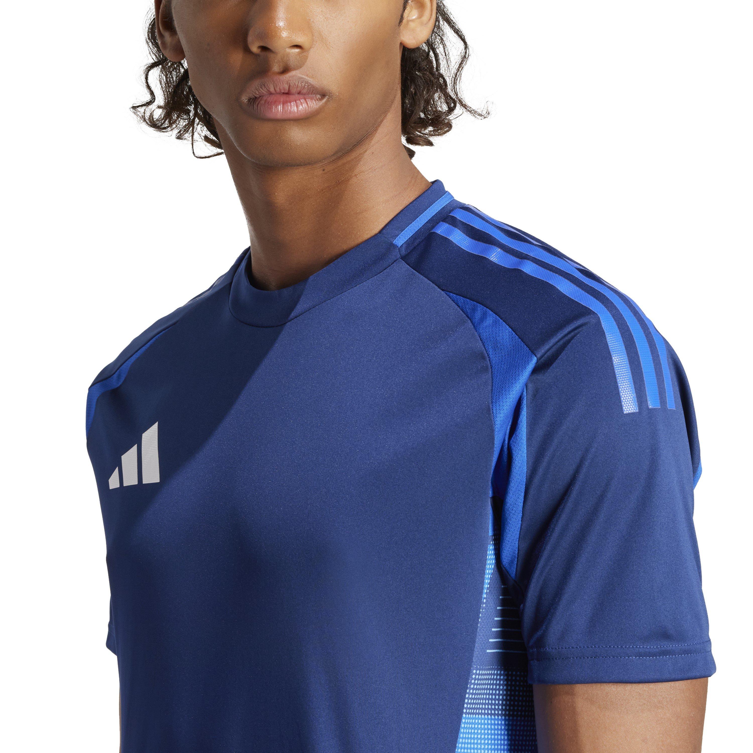 Navy Blue - adidas - Men's Tiro24 Short Sleeve Performance T-Shirt - 6