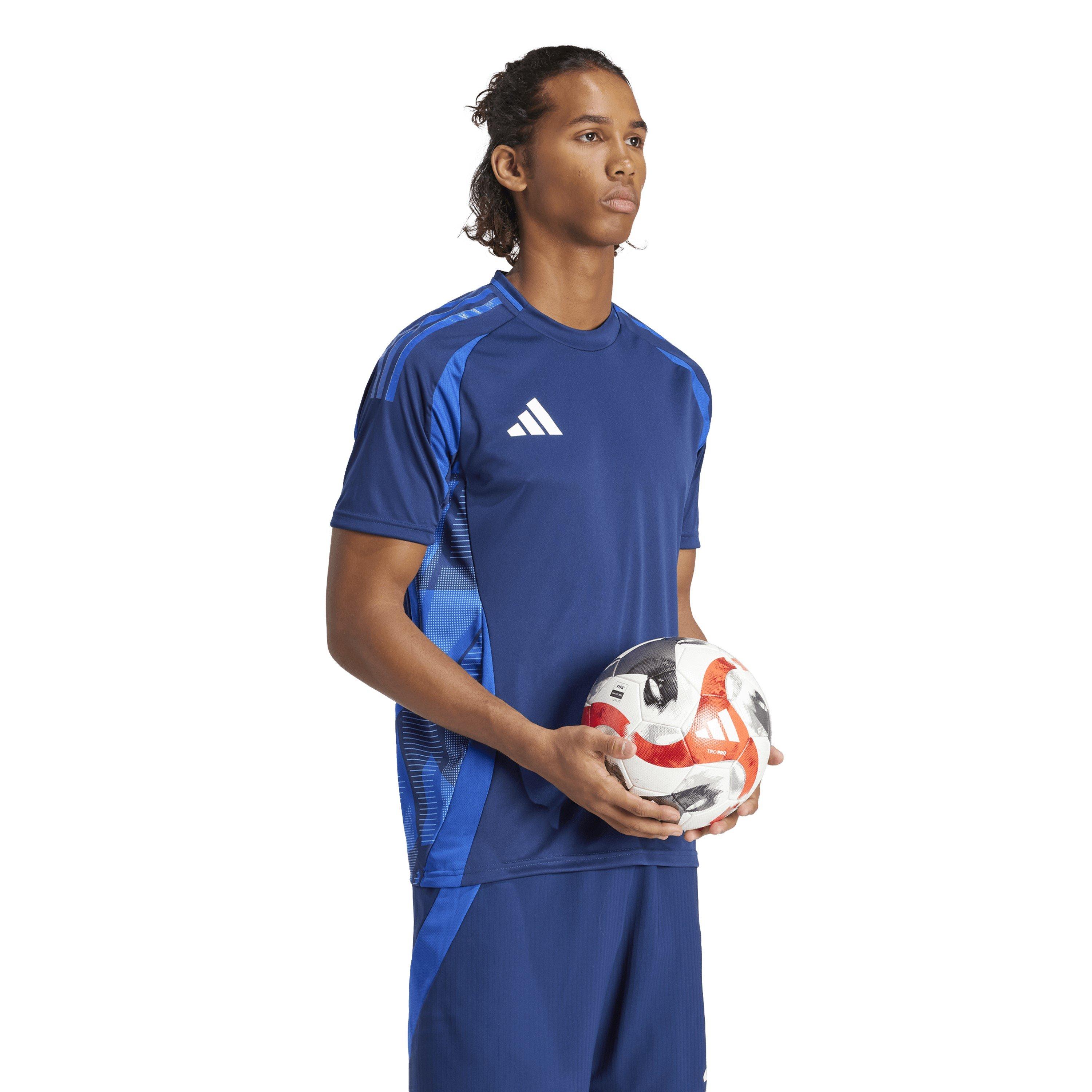 Navy Blue - adidas - Men's Tiro24 Short Sleeve Performance T-Shirt - 7