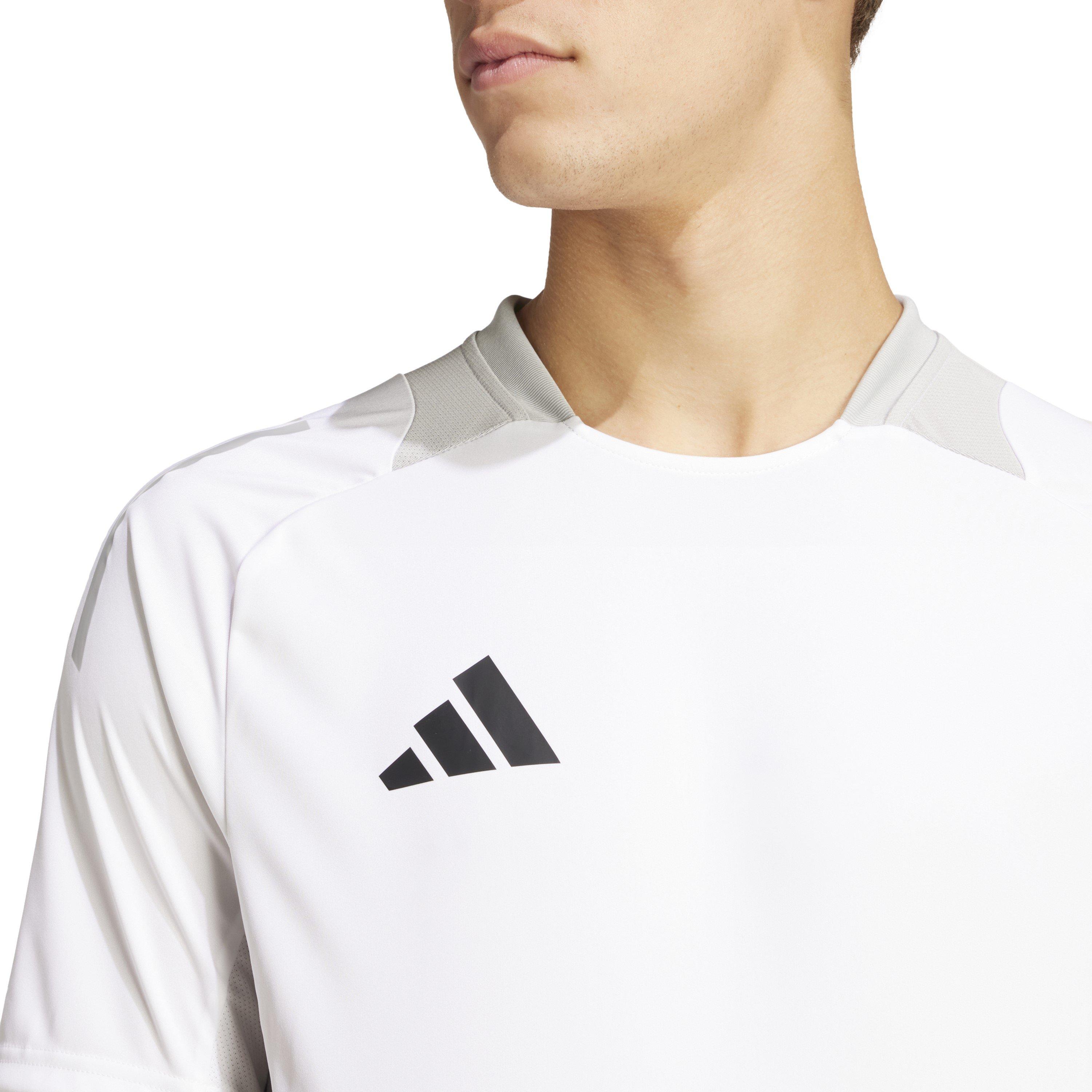 Blanco/Gris Dos - adidas - Tiro24 C Tr Jsy T-Shirt Mens - 5