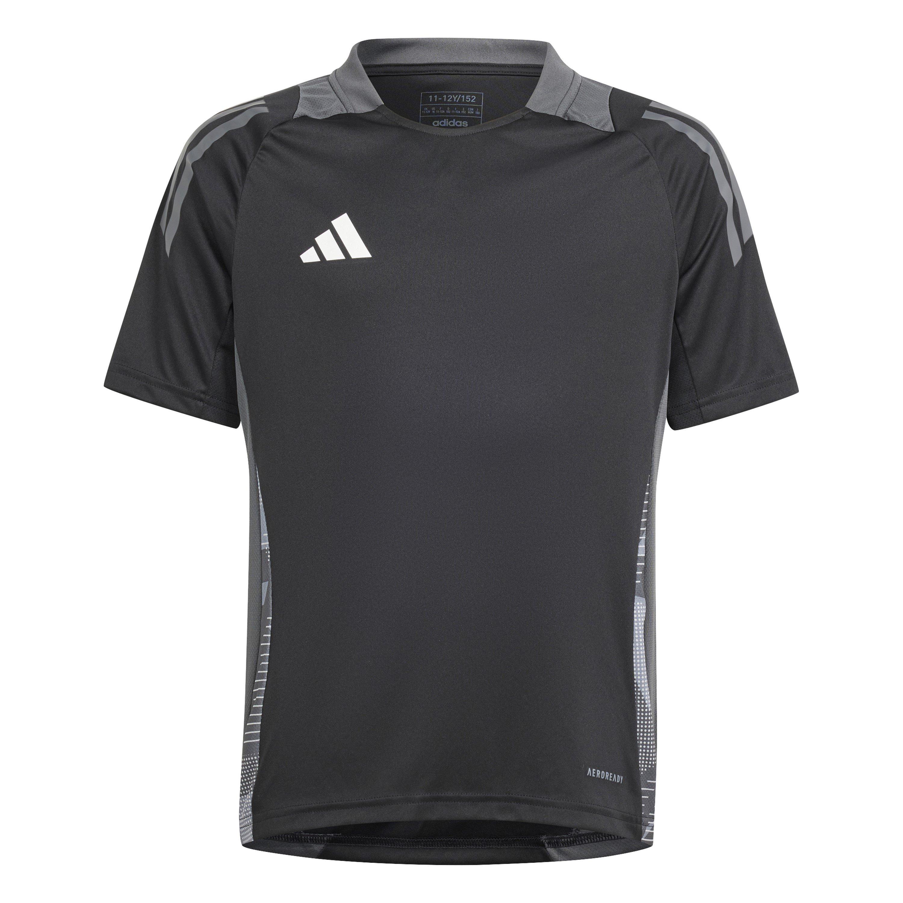 Adidas  Kids Tiro24 C Trjsyy T-Shirt - Black/Dark Grey - 15-16 Yrs