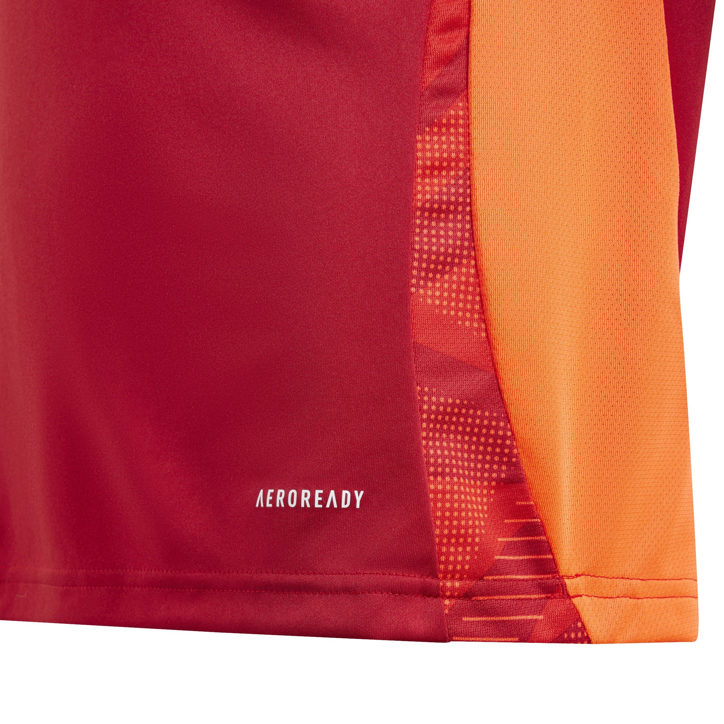 Rosso Potente - adidas - Unisex Kids' Tiro24 Short Sleeve Performance T-Shirt - 4