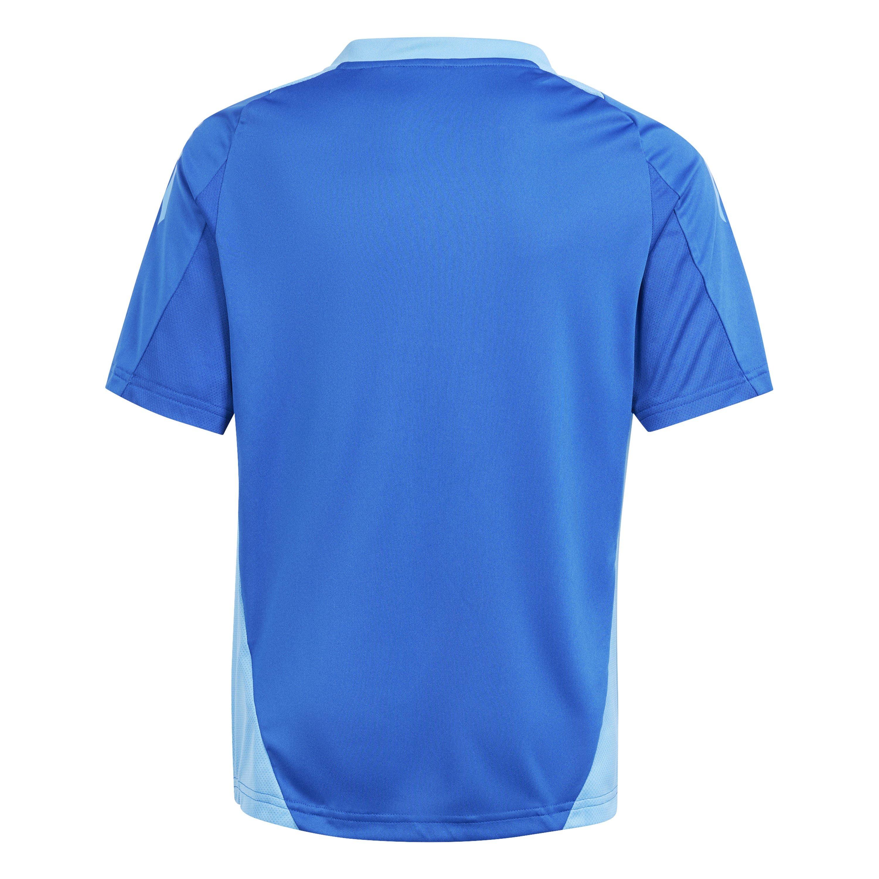 Royal Blue - adidas - Unisex Kids' Tiro24 Short Sleeve Performance T-Shirt - 2