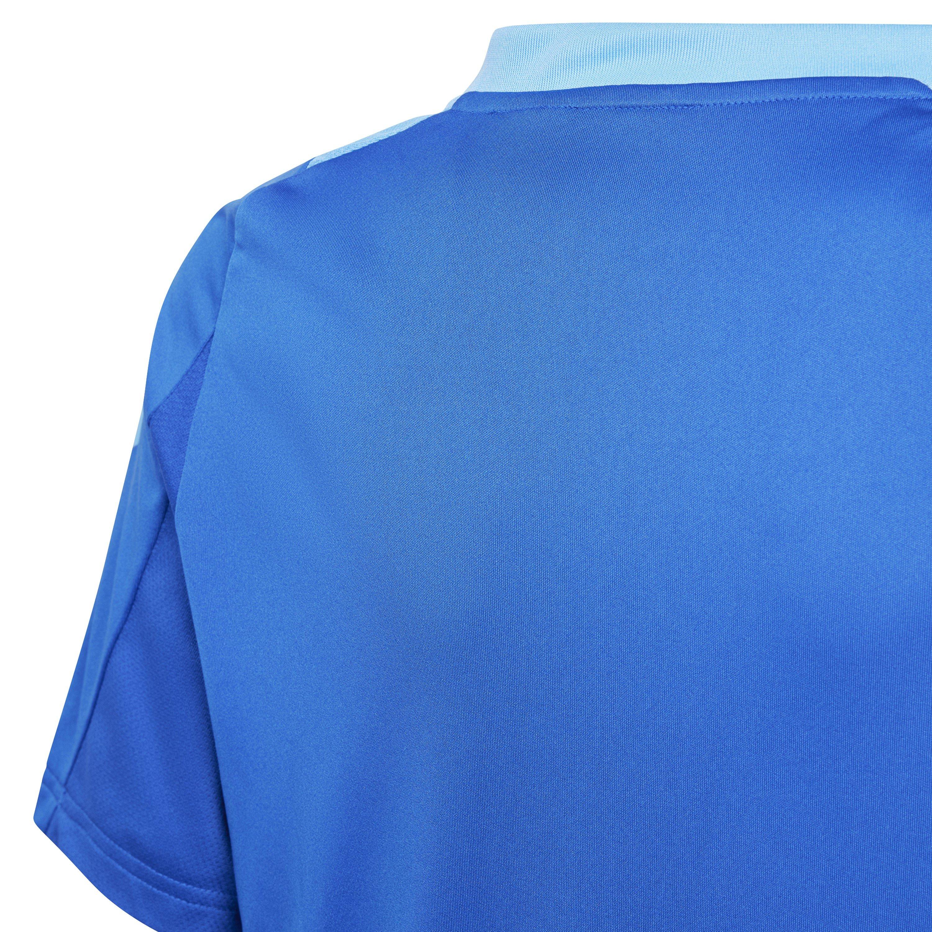 Royal Blue - adidas - Unisex Kids' Tiro24 Short Sleeve Performance T-Shirt - 5