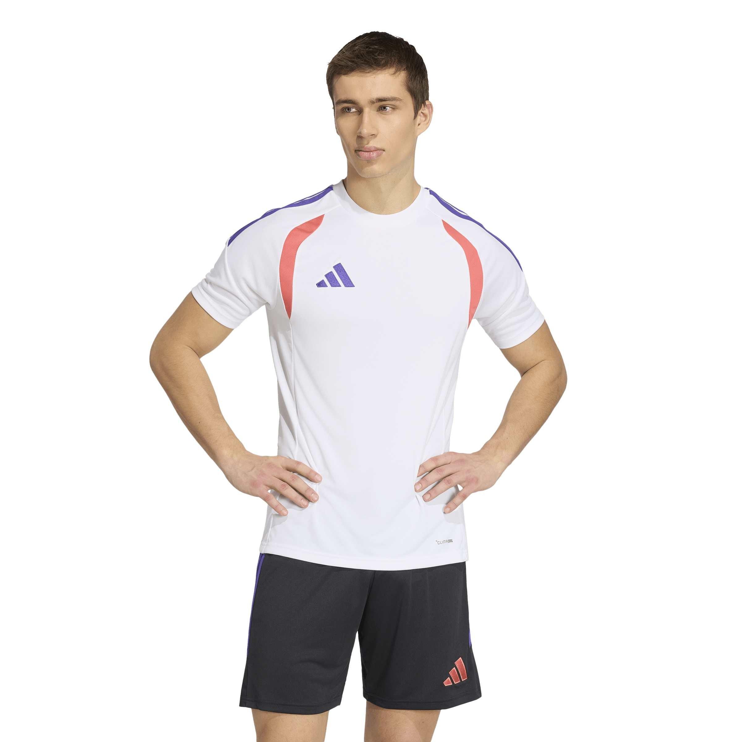 White/Purple - adidas - Men's Short Sleeve Performance T-Shirt - 3