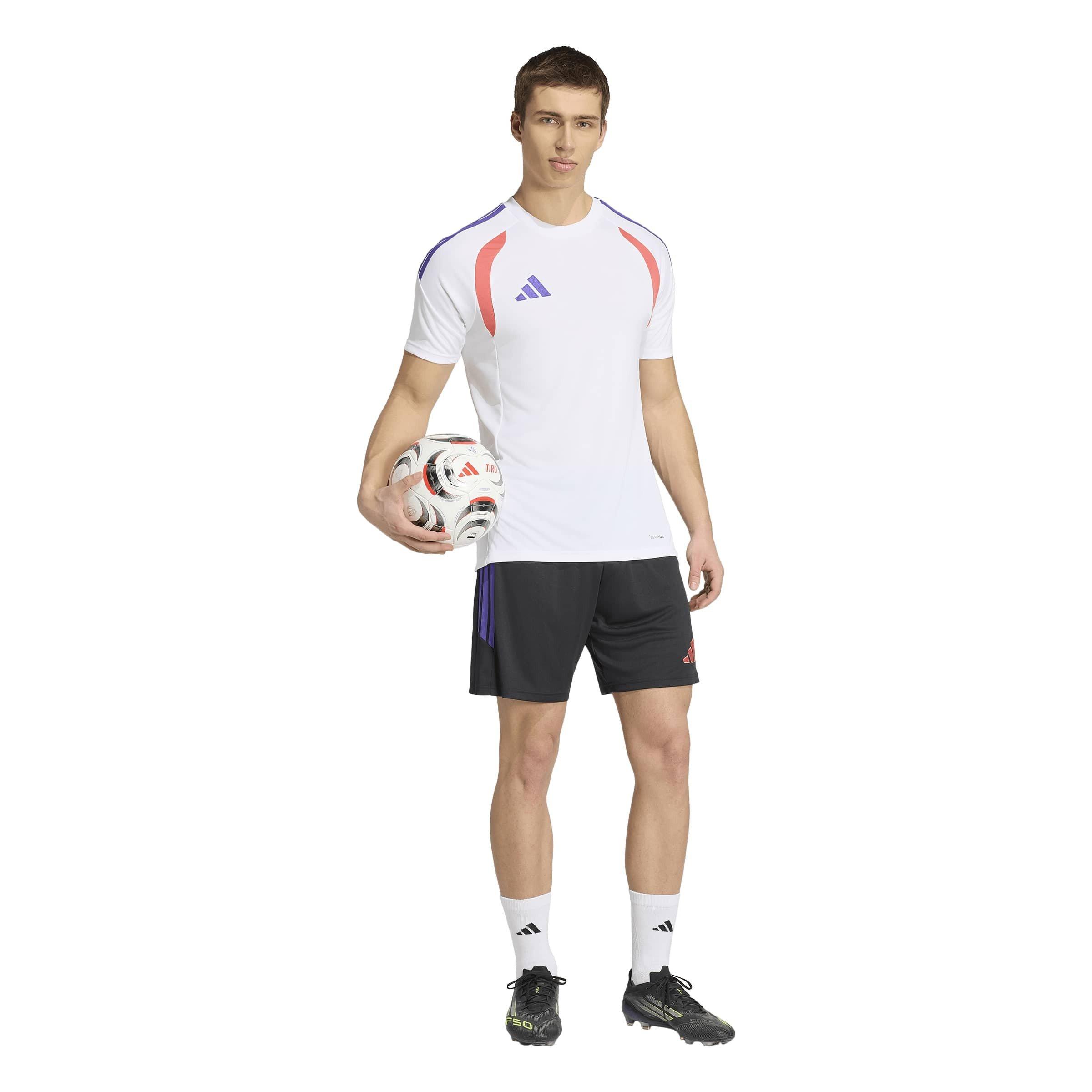 White/Purple - adidas - Men's Short Sleeve Performance T-Shirt - 7