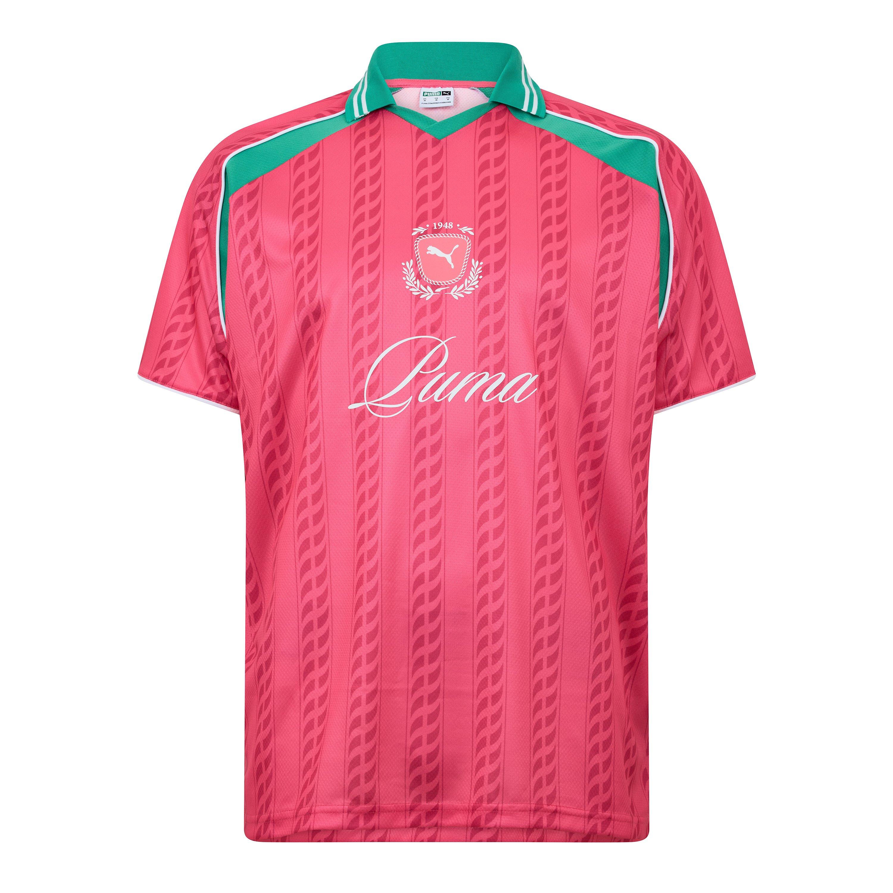 Pink - Puma - Football Jersey T-Shirt Mens/Unisex - 1