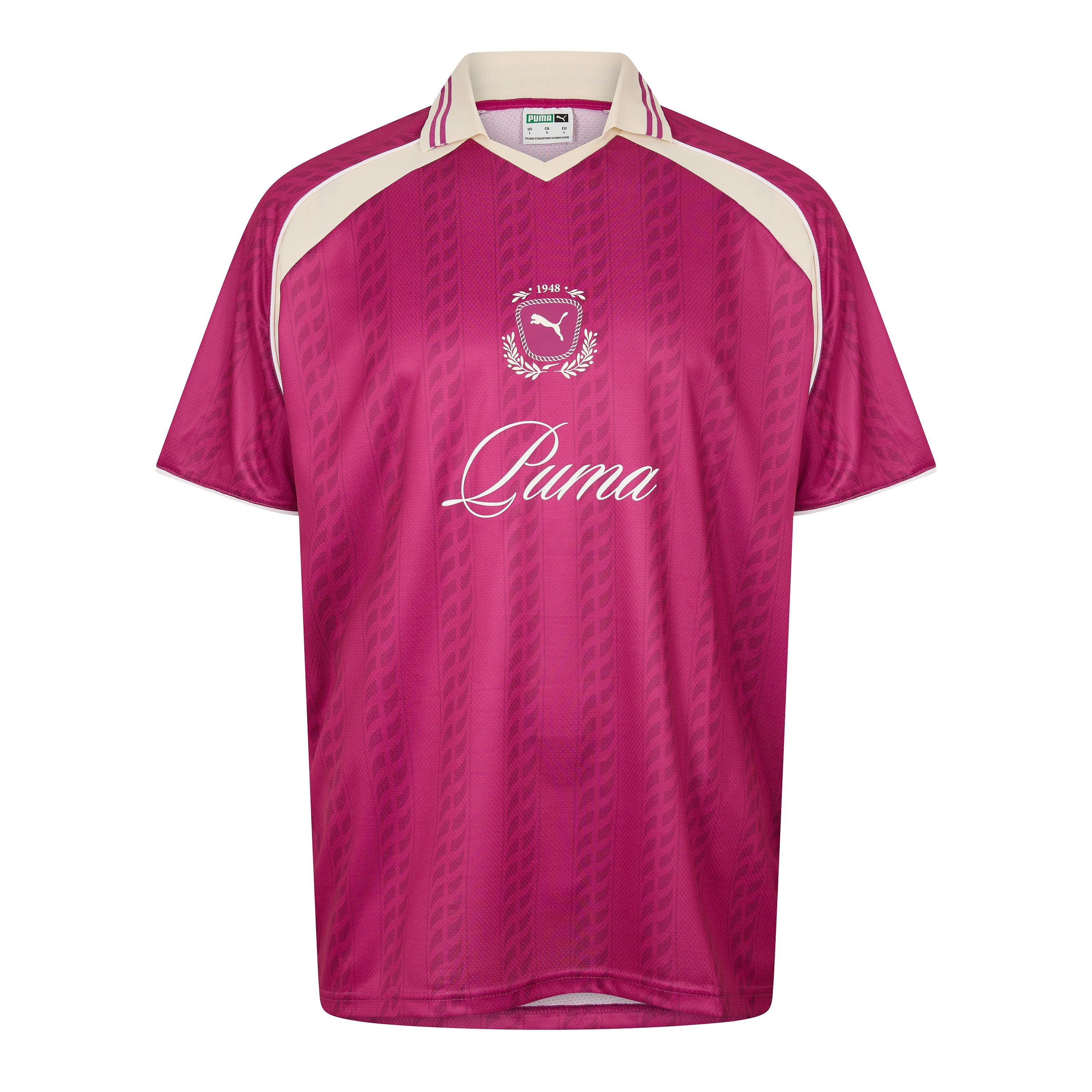 Puma Men's Magenta Football Jersey T-Shirt / - XXS
