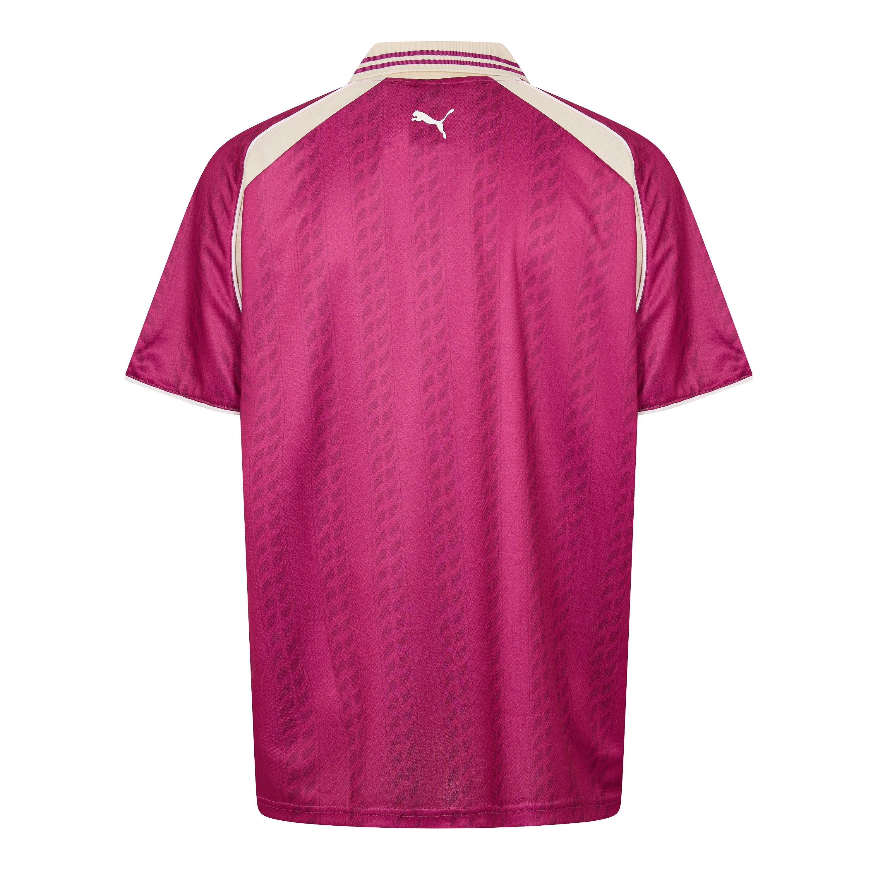 Magenta - Puma - Football Jersey  T-Shirt Mens/Unisex - 2