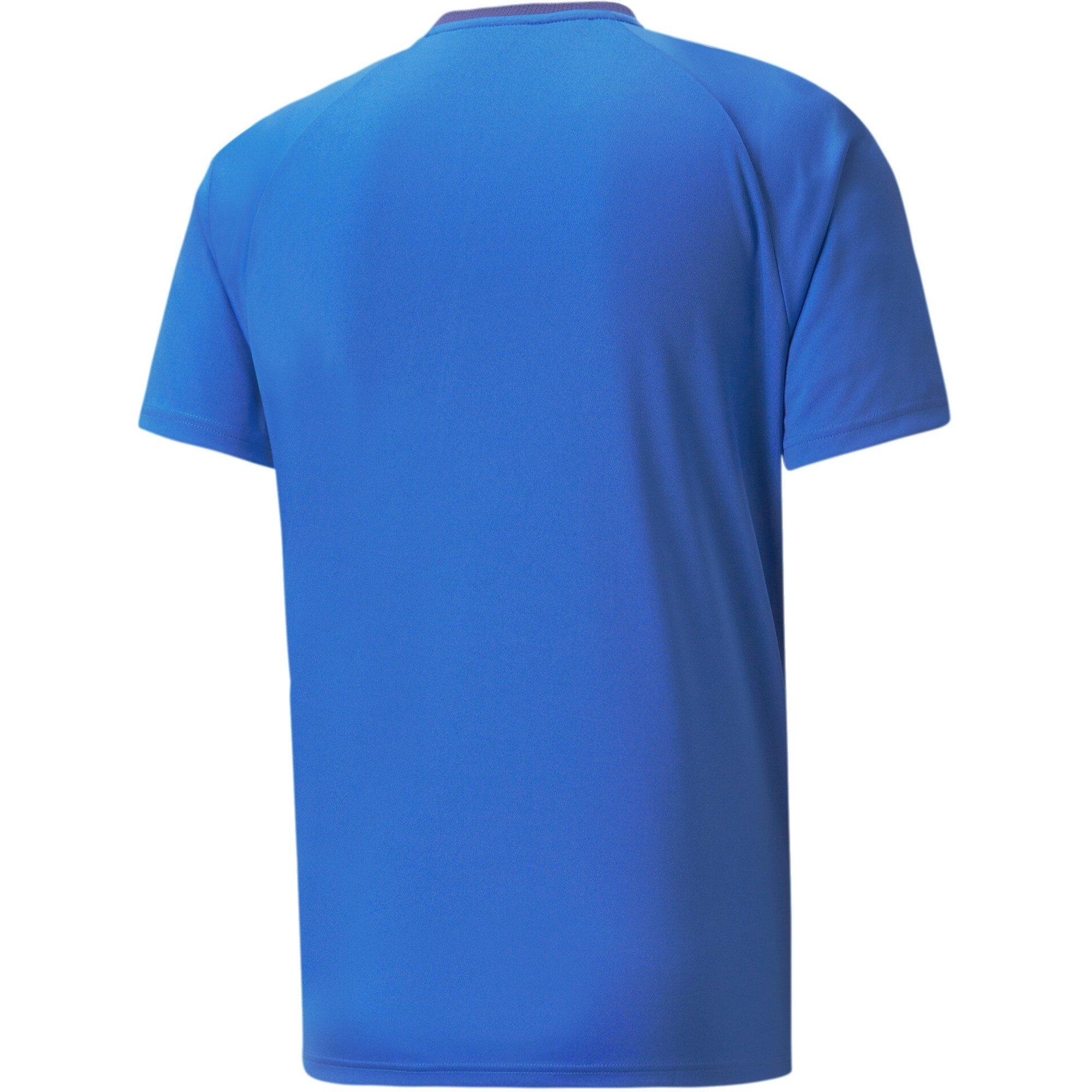 Blue/Limo/White - Puma - Puma Teamvision Jersey T-Shirt Mens - 2
