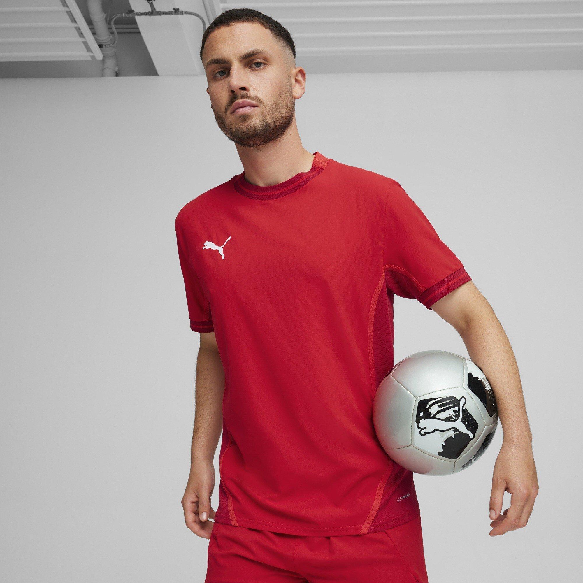 Vermelho/Branco/Vermelho - Puma - Puma Teamfinal Jersey T-Shirt Mens - 3