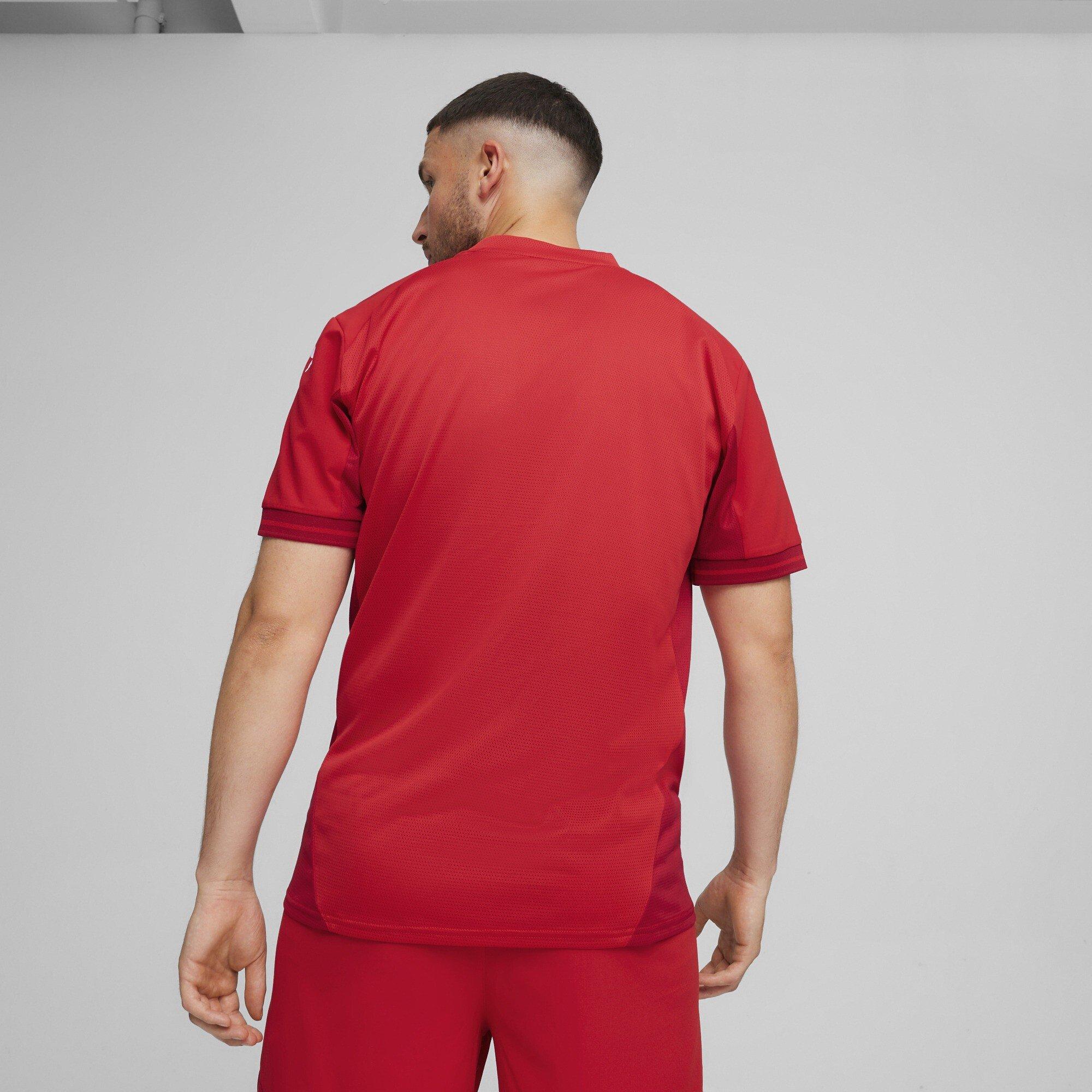 Vermelho/Branco/Vermelho - Puma - Puma Teamfinal Jersey T-Shirt Mens - 4