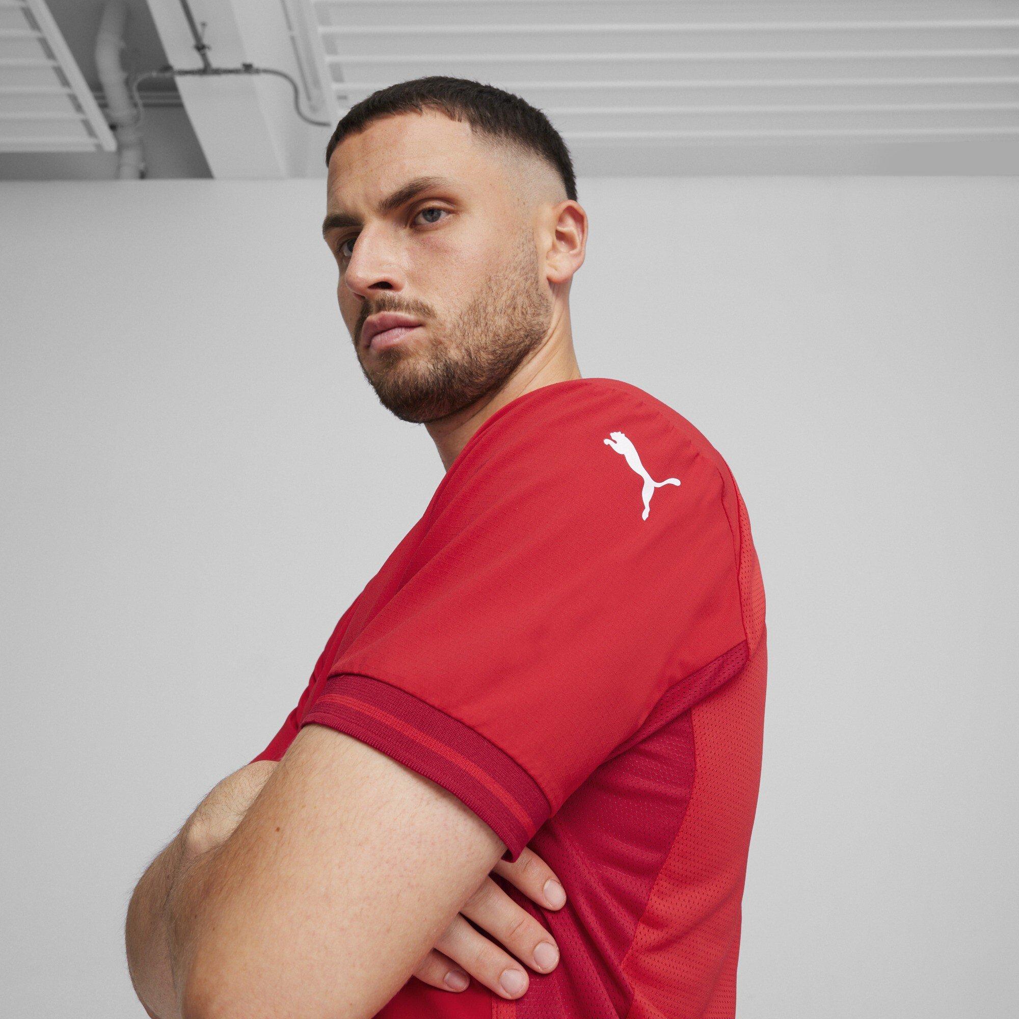 Vermelho/Branco/Vermelho - Puma - Puma Teamfinal Jersey T-Shirt Mens - 6