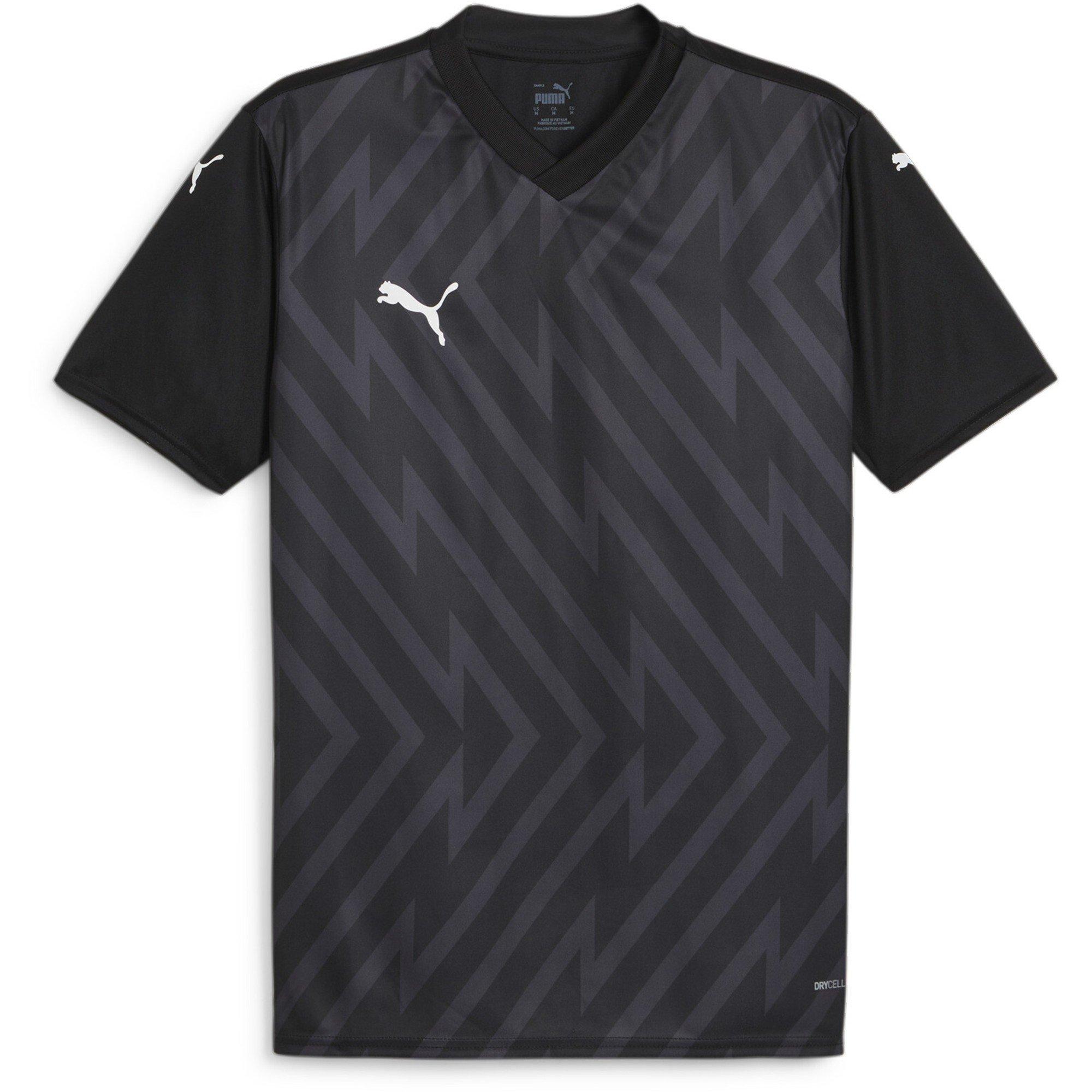 Puma Men's Teamglory Jersey T-Shirt - Black/White - XL