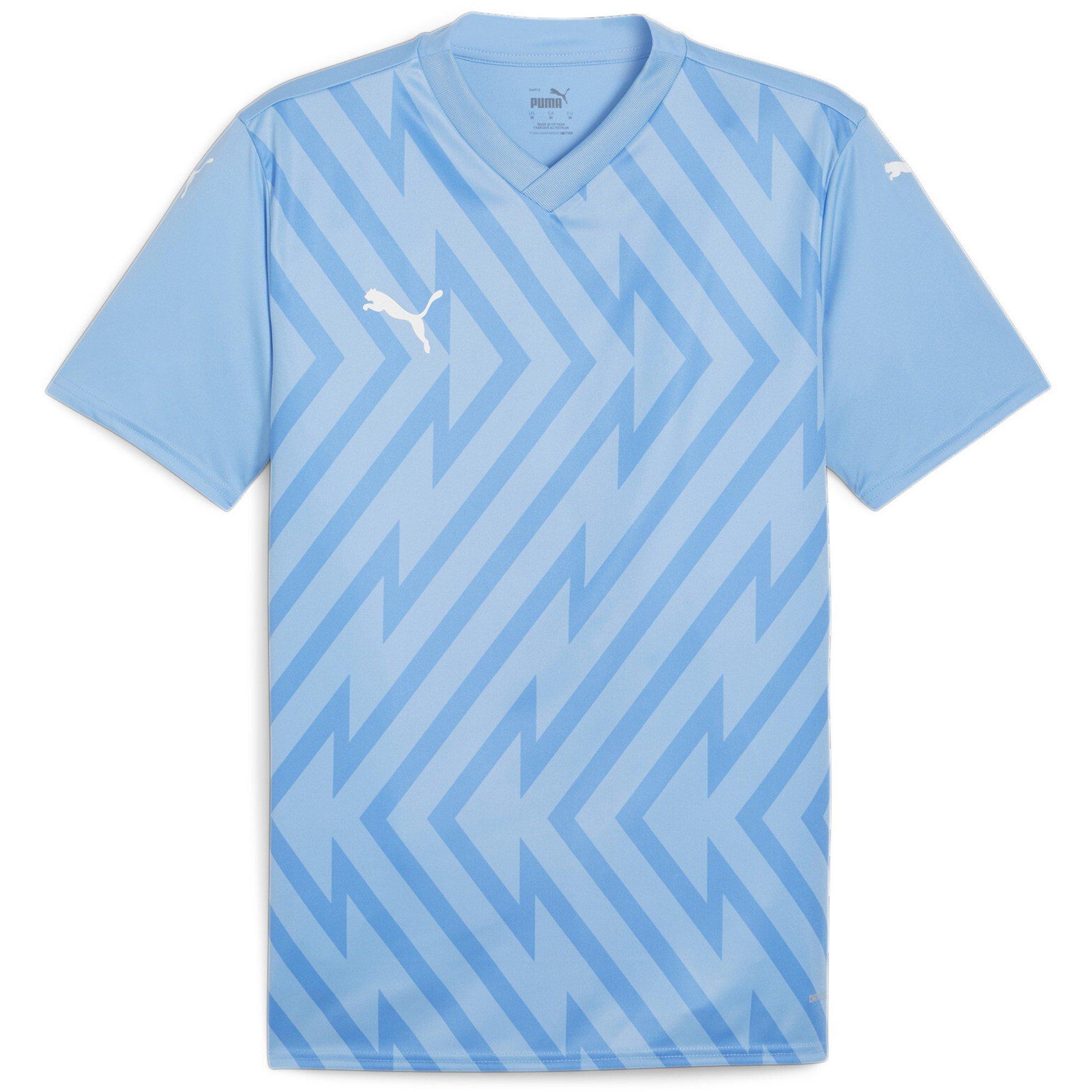 Light Blue/Wht - Puma - Puma Teamglory Jersey T-Shirt Mens - 1