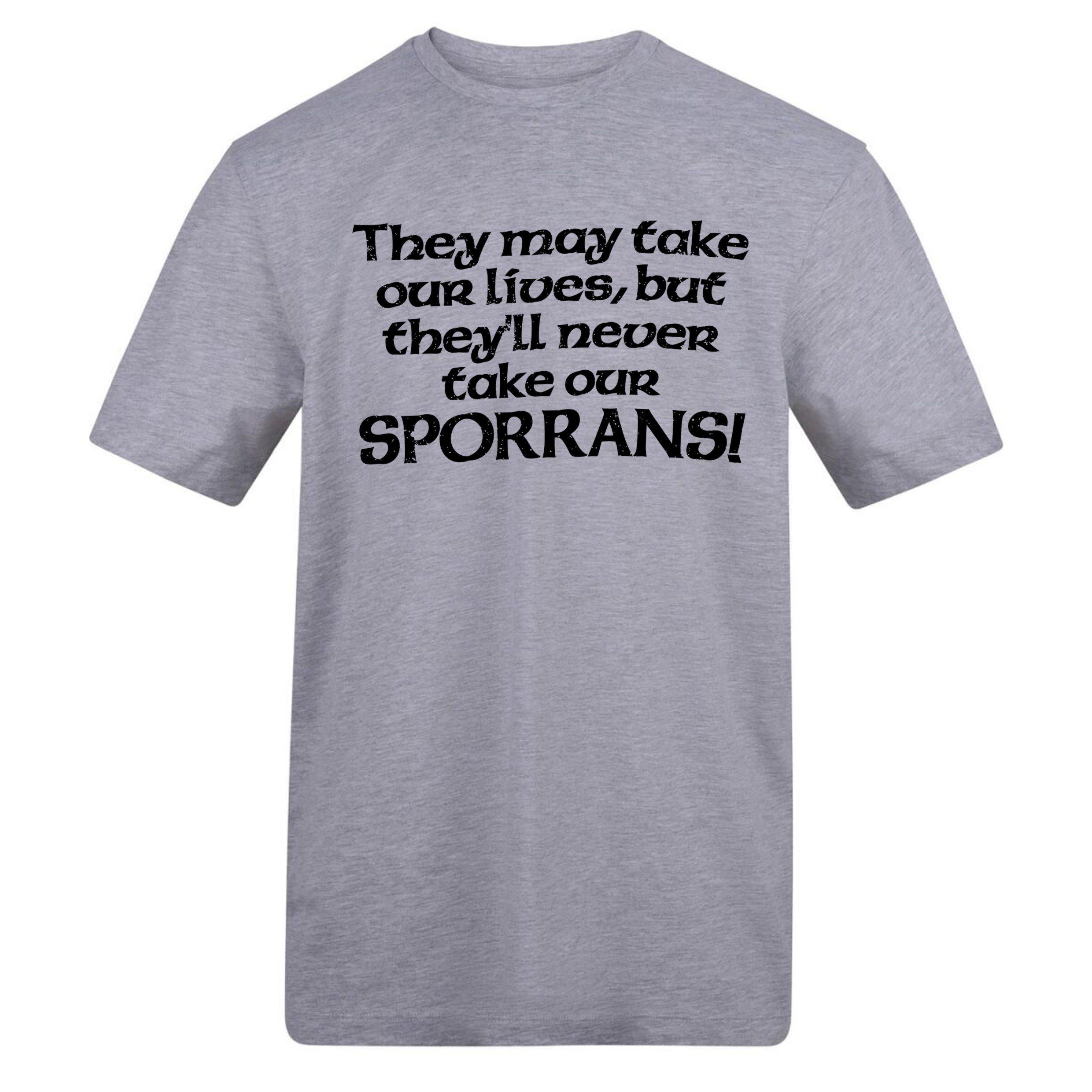 Printed Novelty Scottish Football Fan Tee