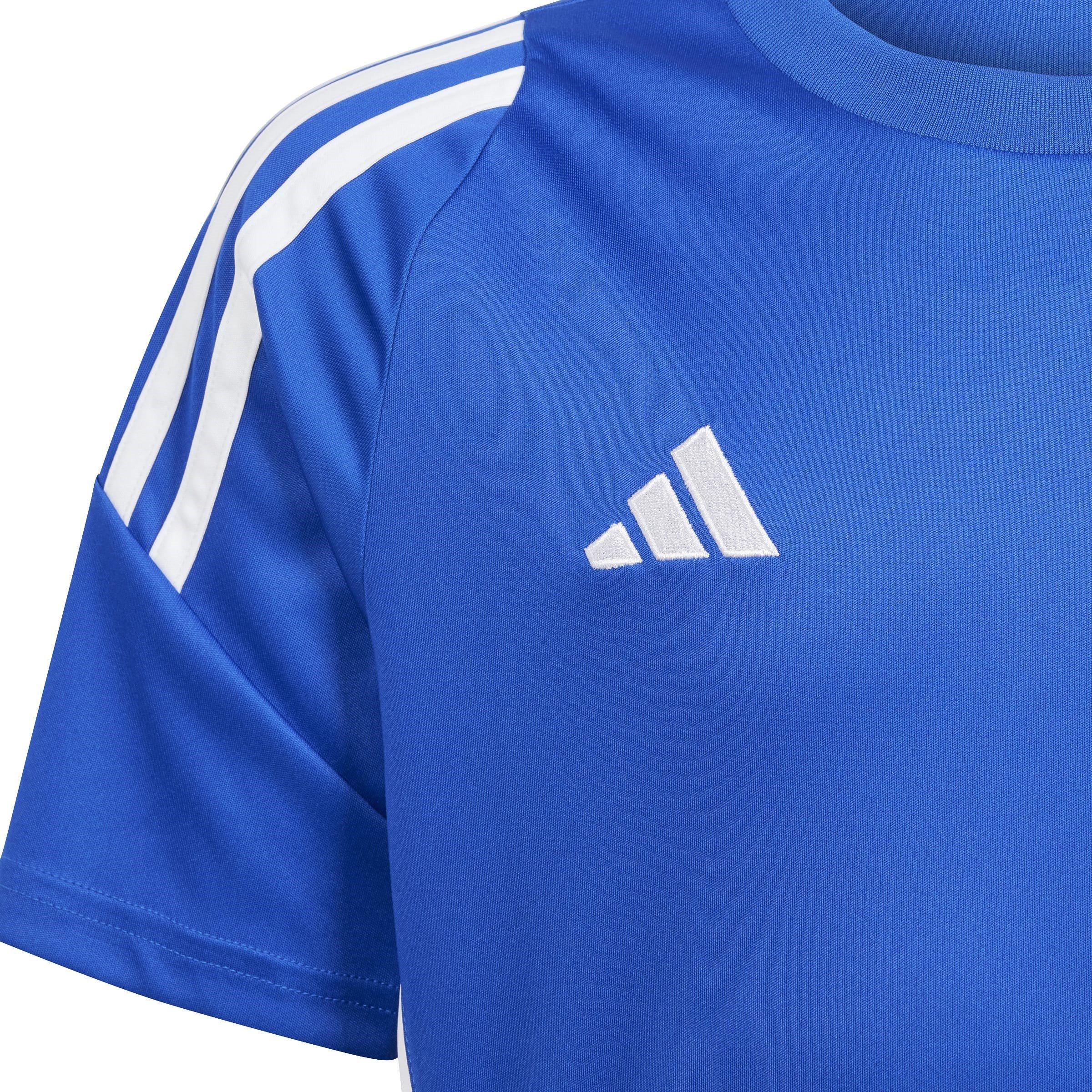 Koningsblauw/Wit - adidas - Tiro 24 Training T-Shirt Juniors - 4