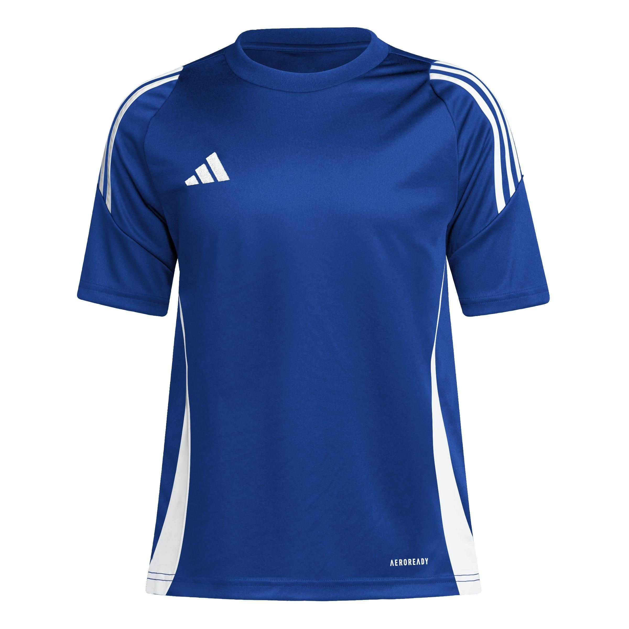 Koningsblauw/Wit - adidas - Tiro 24 Training T-Shirt Juniors - 6