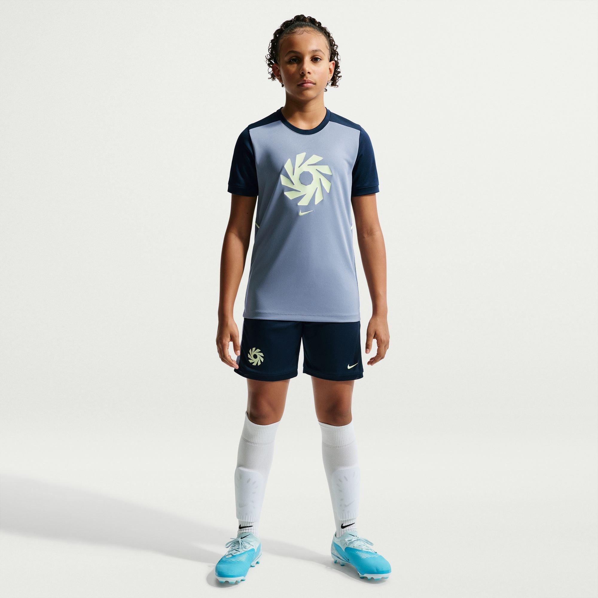 Ashen/Blue-Volt - Nike - Nike Erling Haaland Jn71 - 4