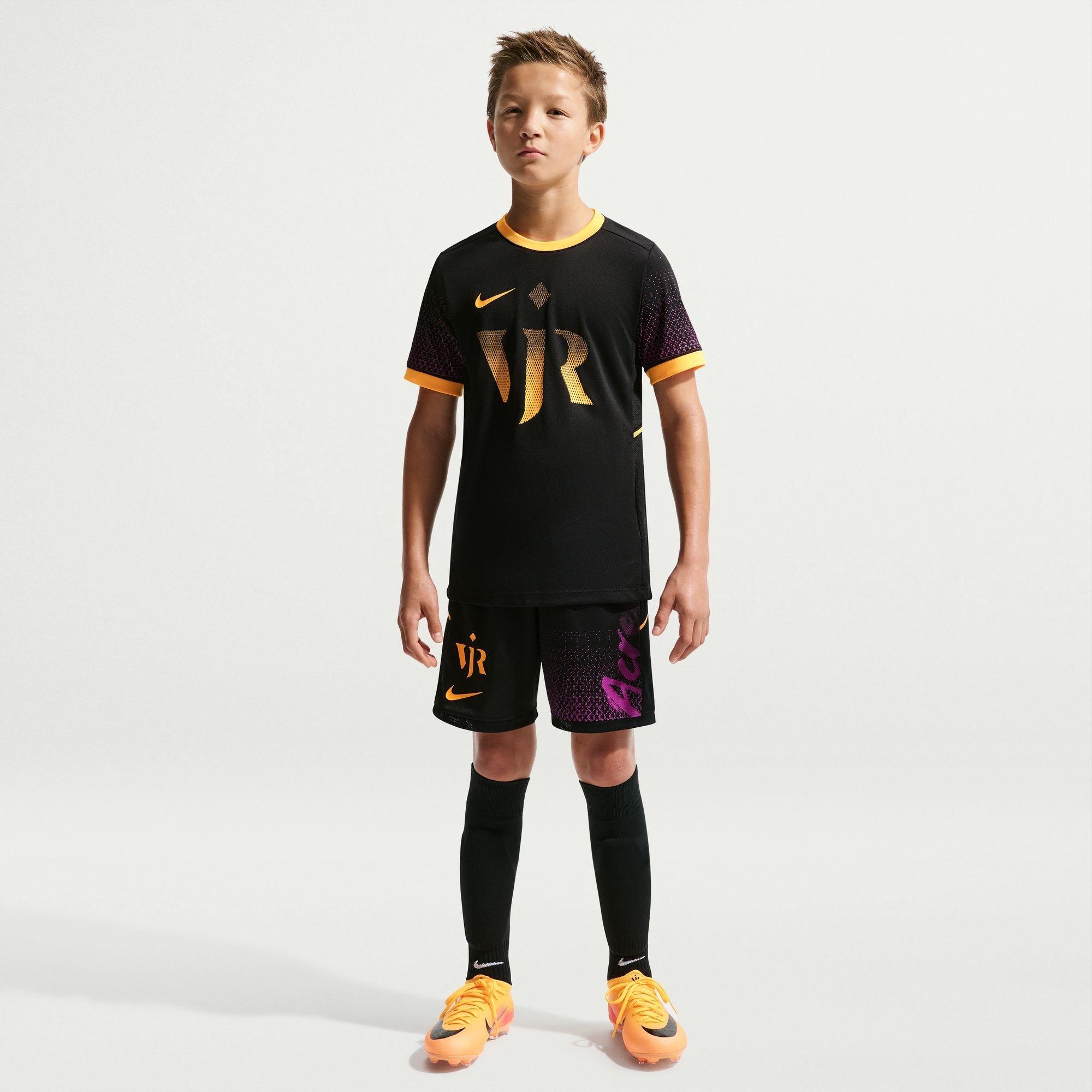 Black/Orange - Nike - Nike VJ Acd25 Ss Top Jn71 - 4