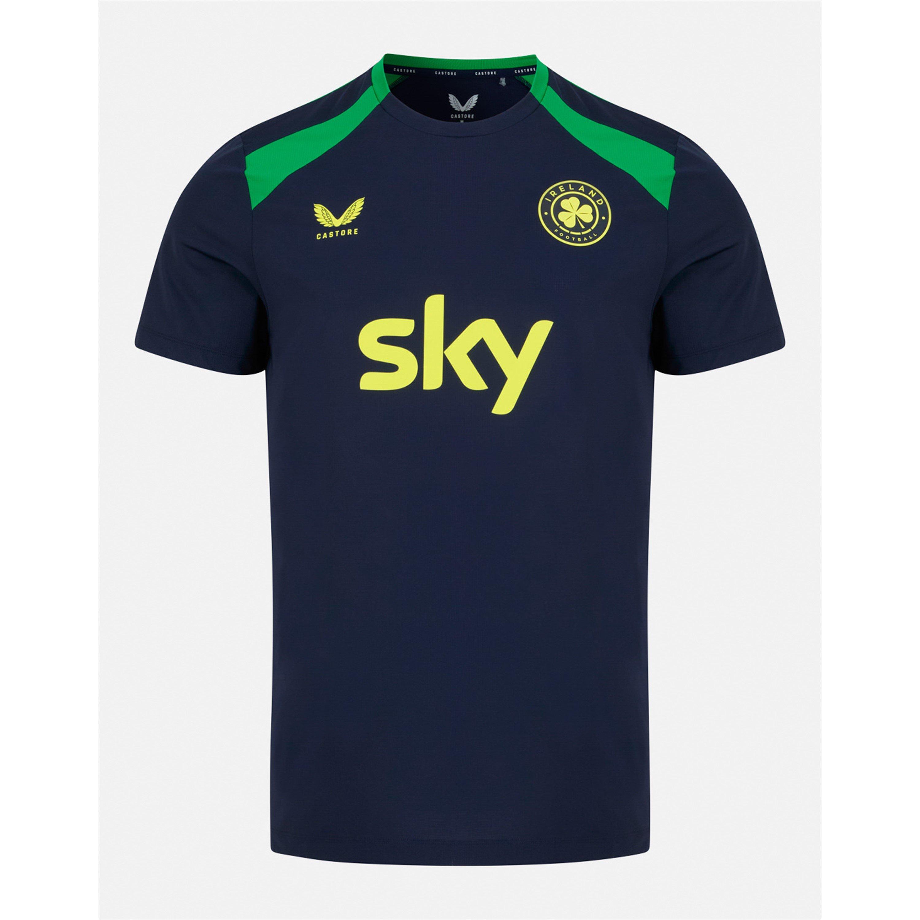 Marine/Groen - Castore - Castore Ireland Performance Short Sleeve Tee Senior - 1